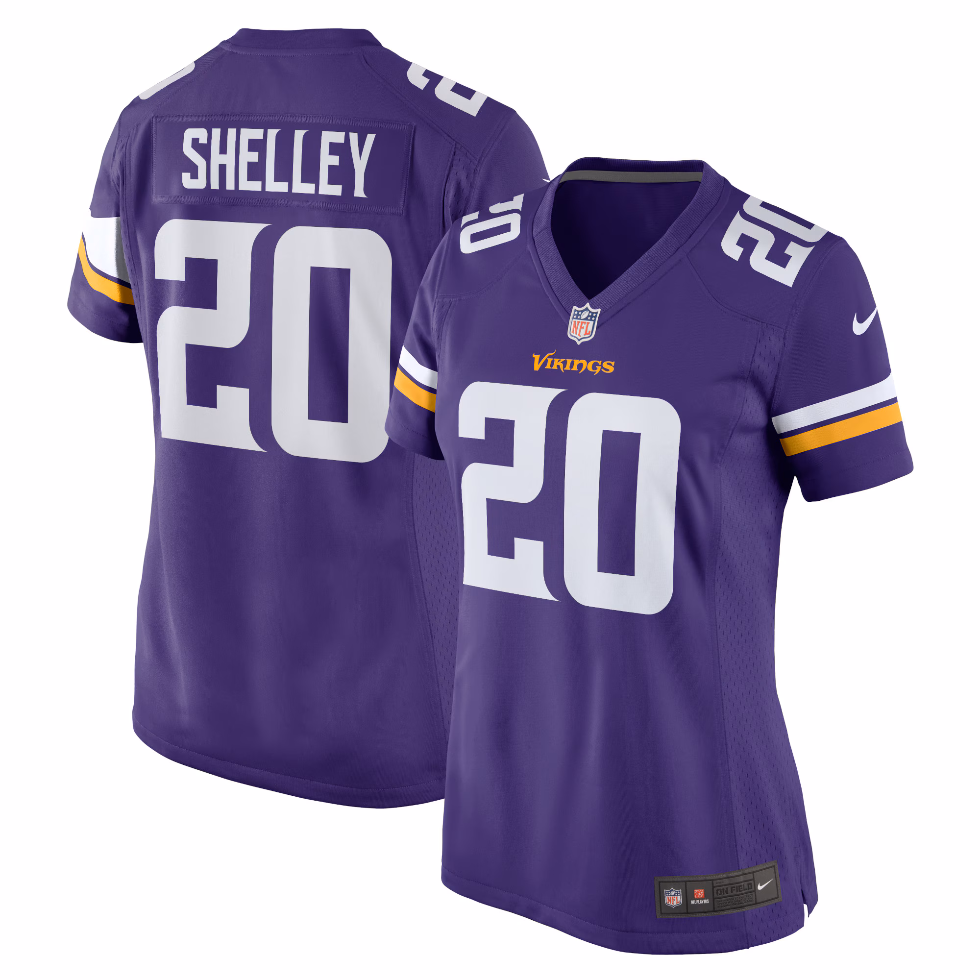 Duke Shelley Minnesota Vikings Women's Home Game Player Jersey - Purple