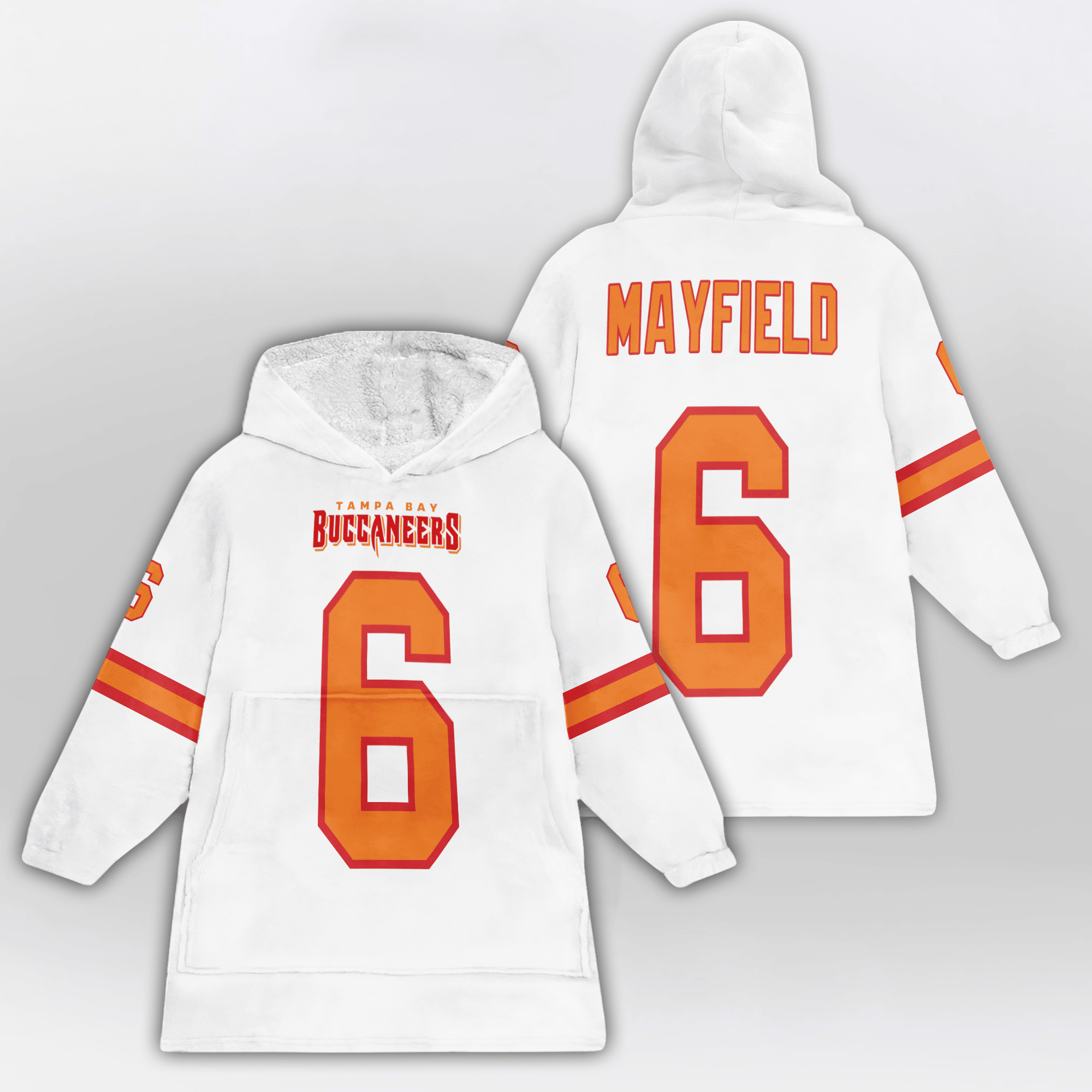 Kid B.M 6 Tampa Bay Football Unisex Blanket Hoodie