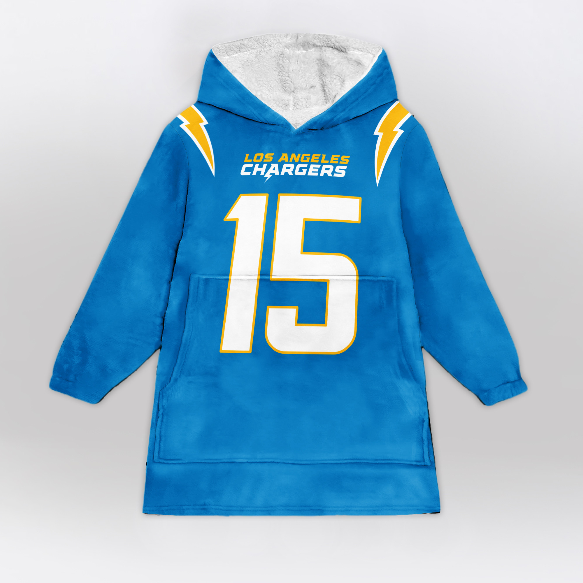 Adult 15 Los Angeles Football Unisex Blanket Hoodie