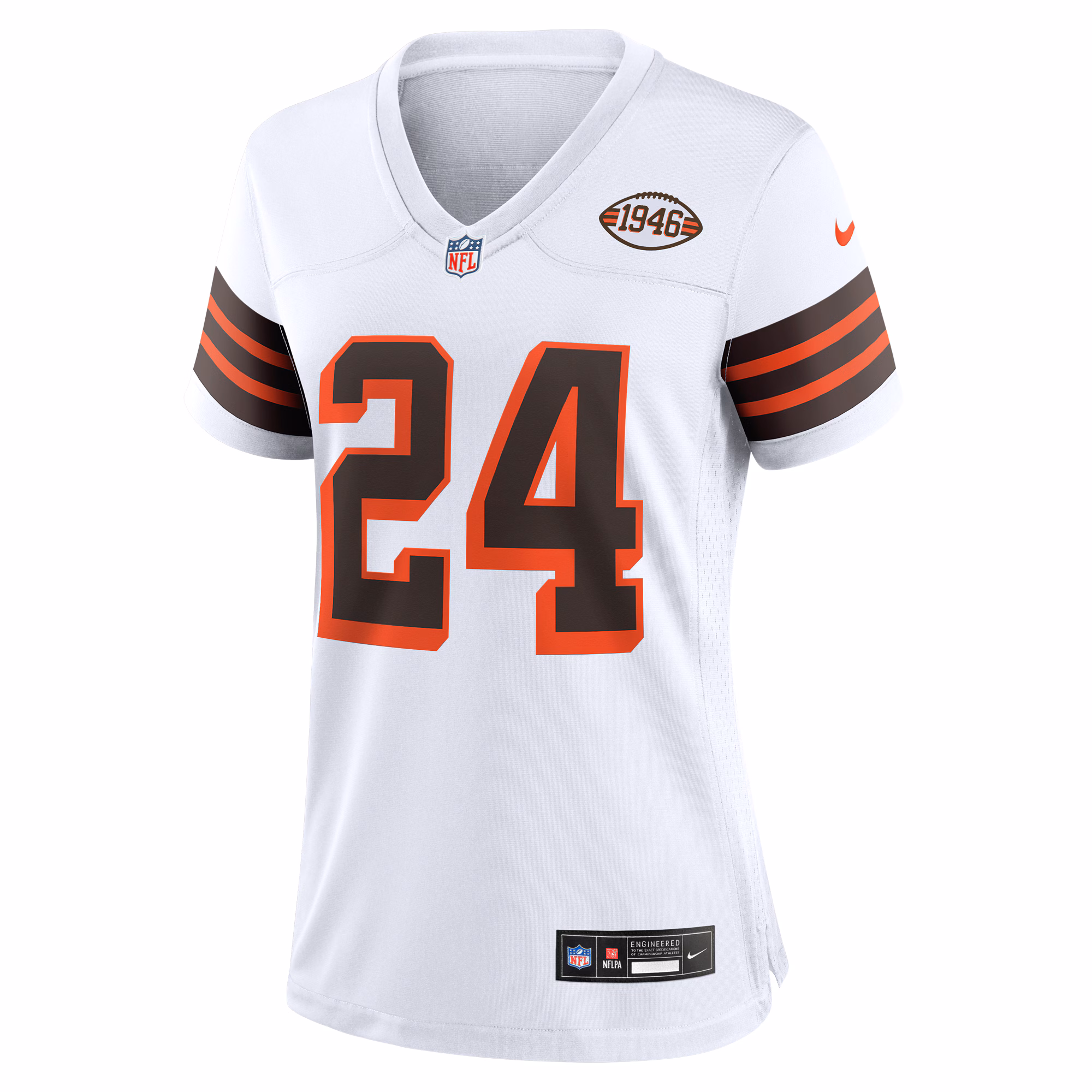 Nick Chubb Cleveland Browns Women's Alternate Game Jersey -  White