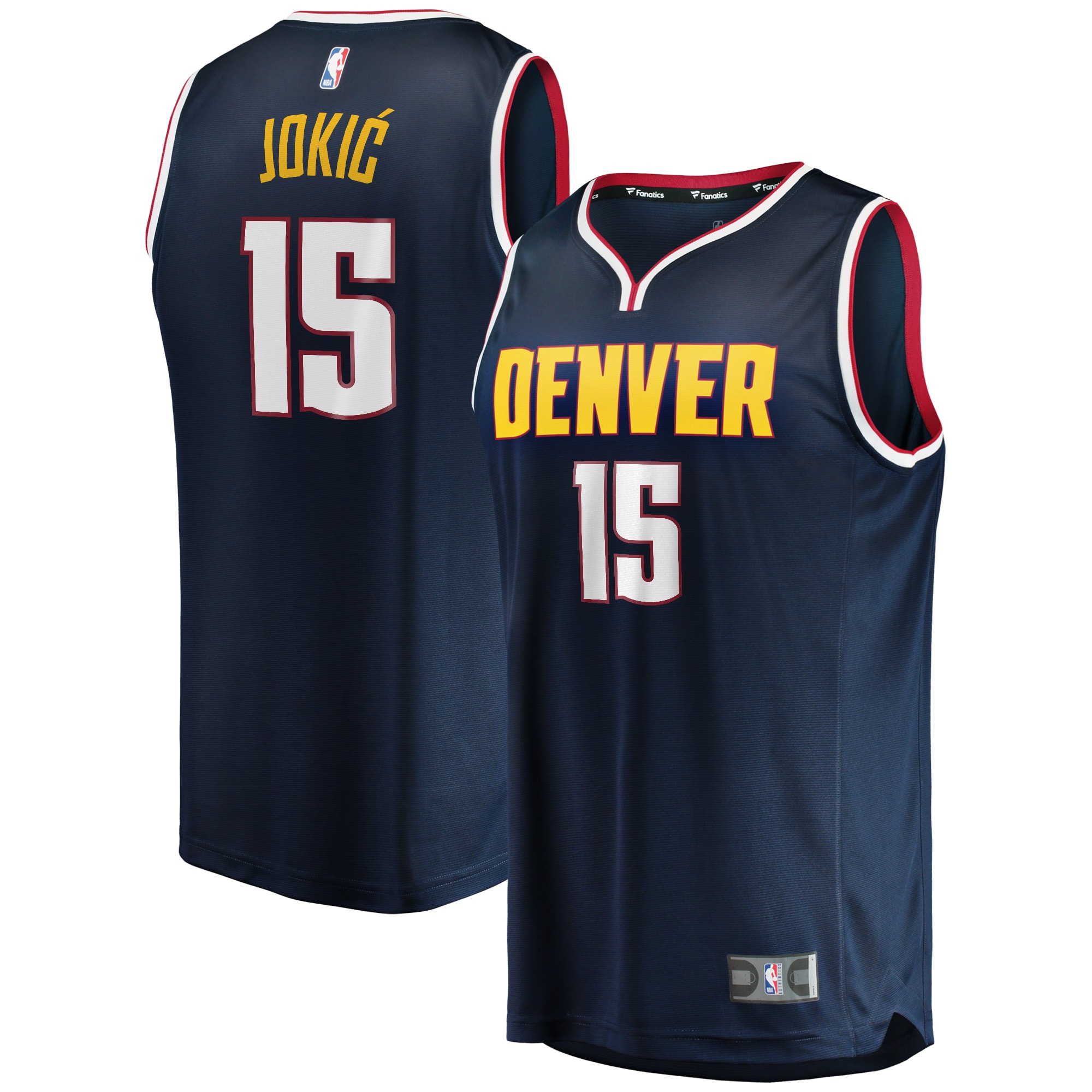 Nikola Jokic Denver Nuggets  Fast Break Player Jersey - Icon Edition - Navy
