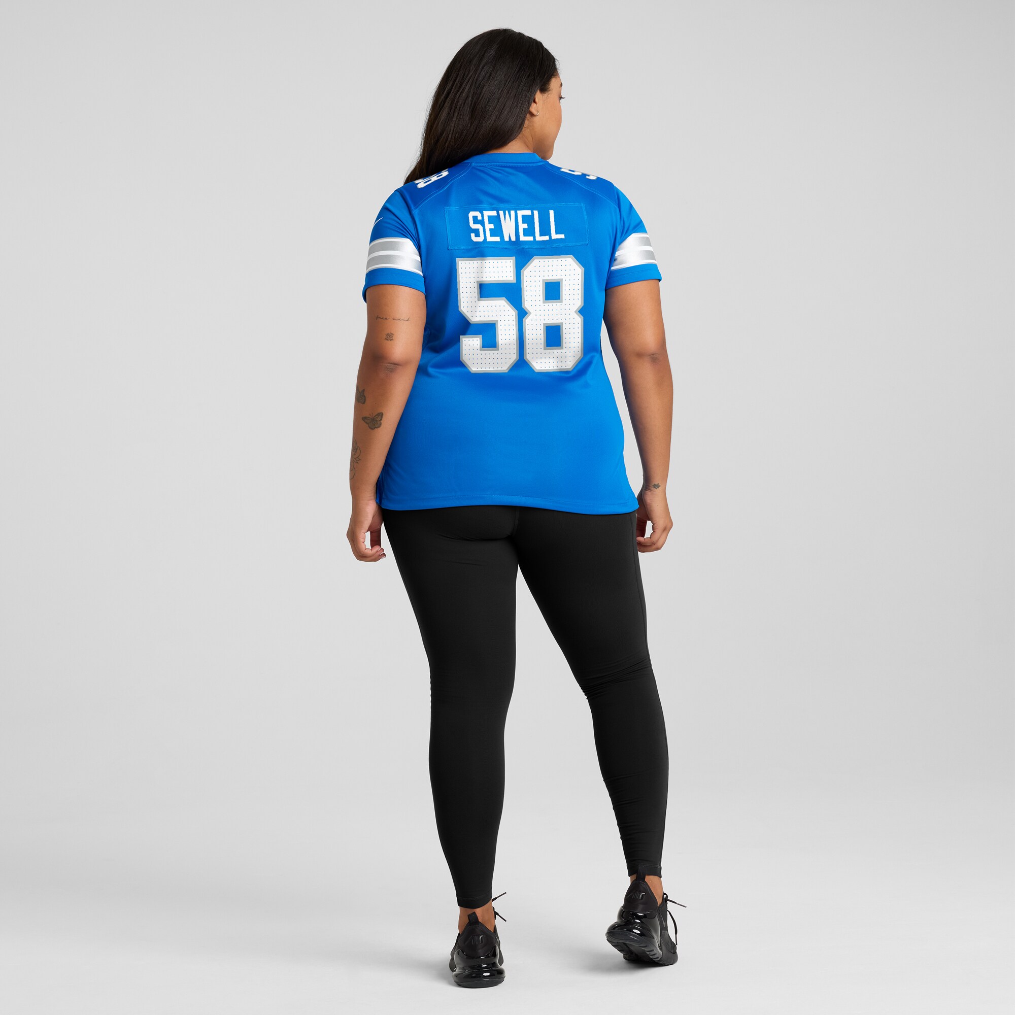Penei Sewell Detroit Lions Women's 2nd Alternate Game Jersey - Black