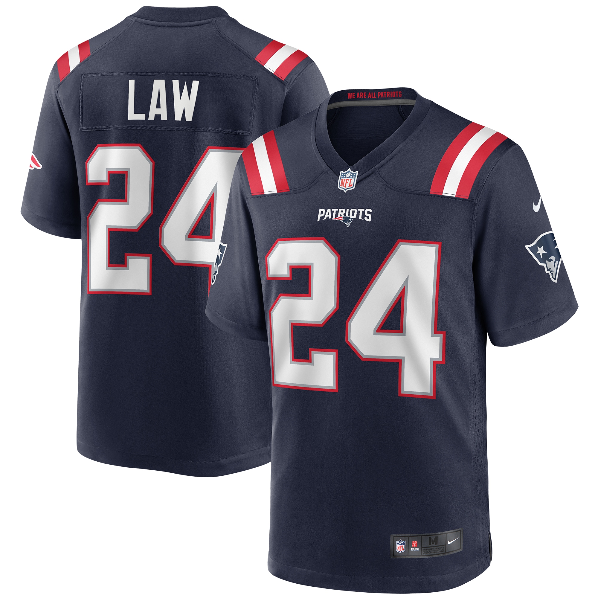 Ty Law New England Patriots Retired Player Alternate Game Jersey - Red
