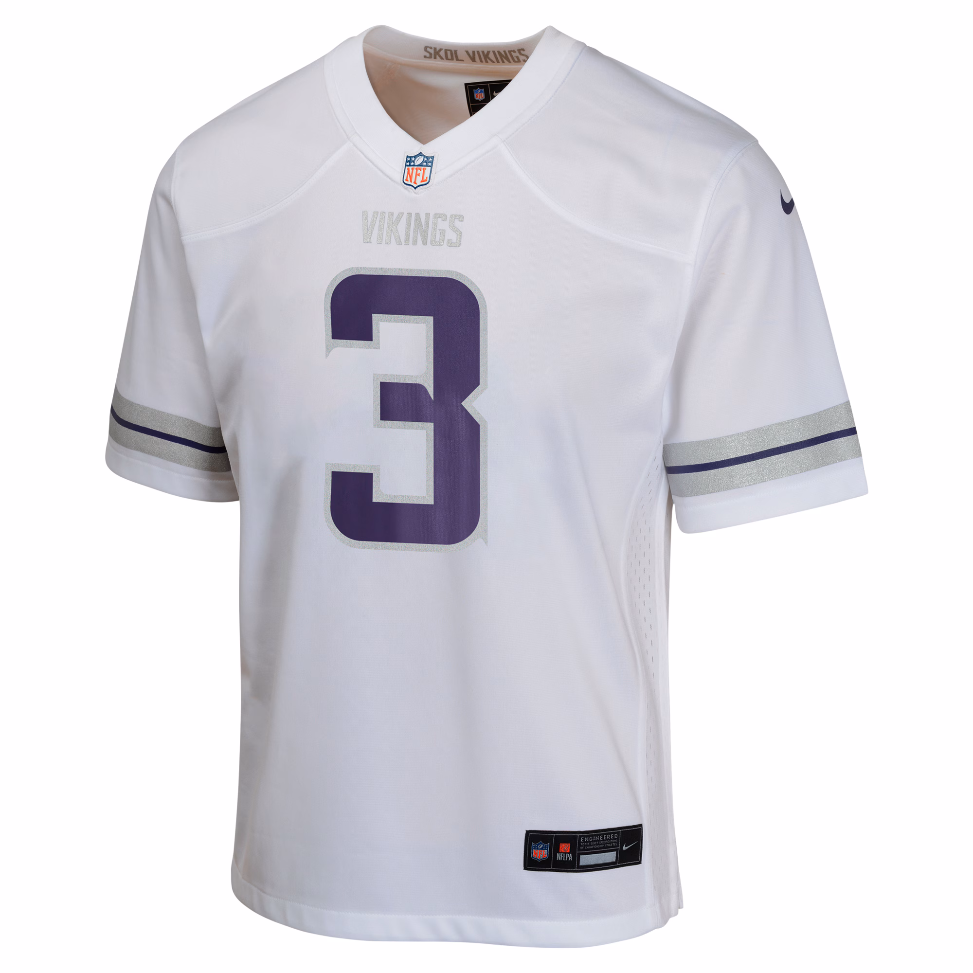 Addison Minnesota Vikings Youth Alternate Game Jersey -  White