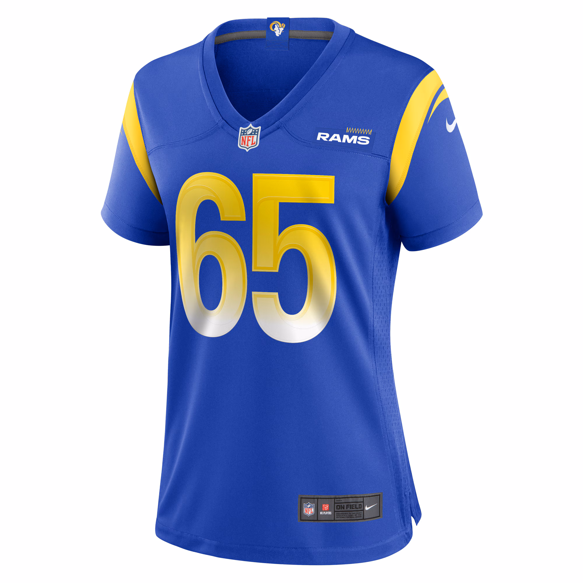 David Olajiga Los Angeles Rams Women's Game Jersey -  Royal