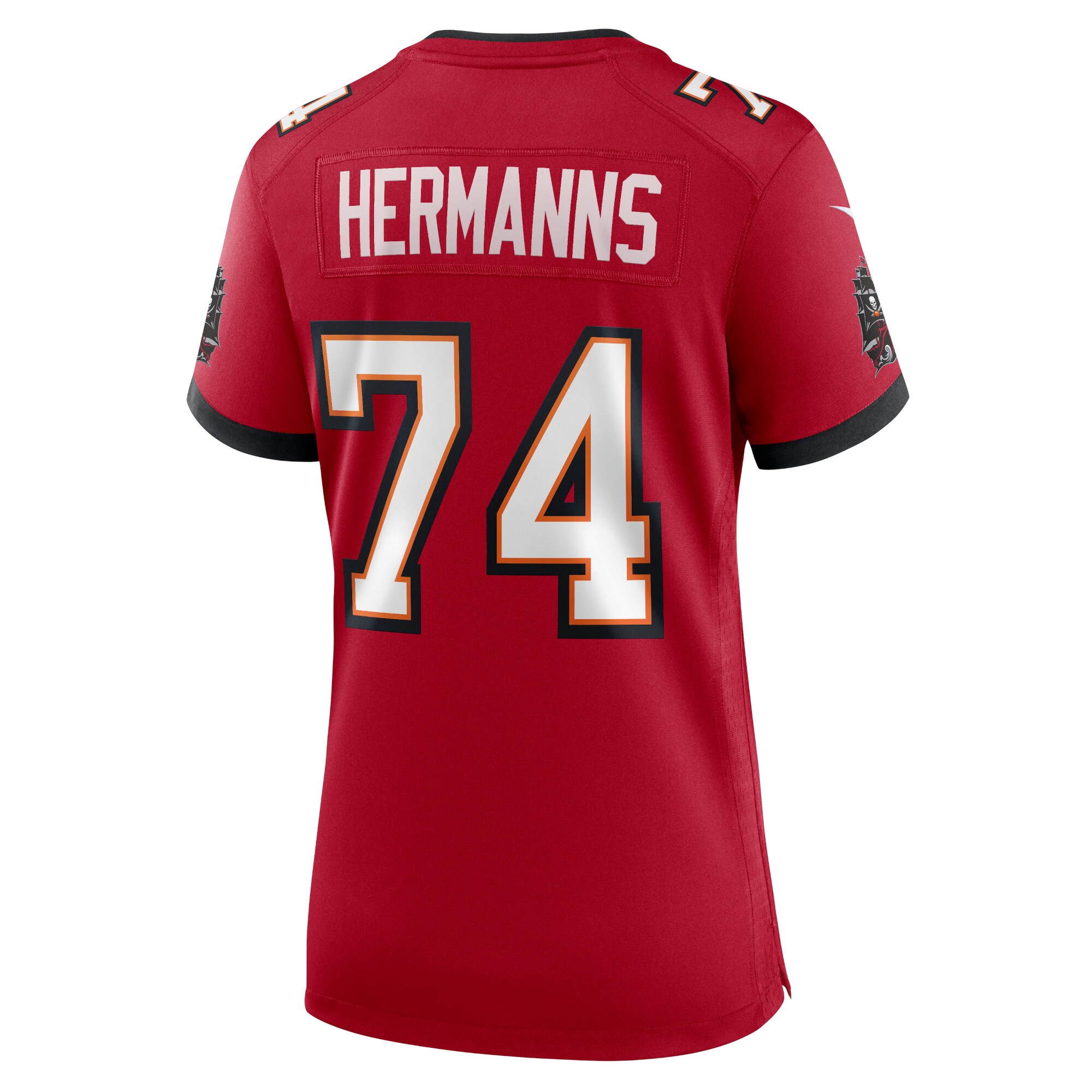 Grant Hermanns Tampa Bay Buccaneers  Women's Home Game Player Jersey - Red