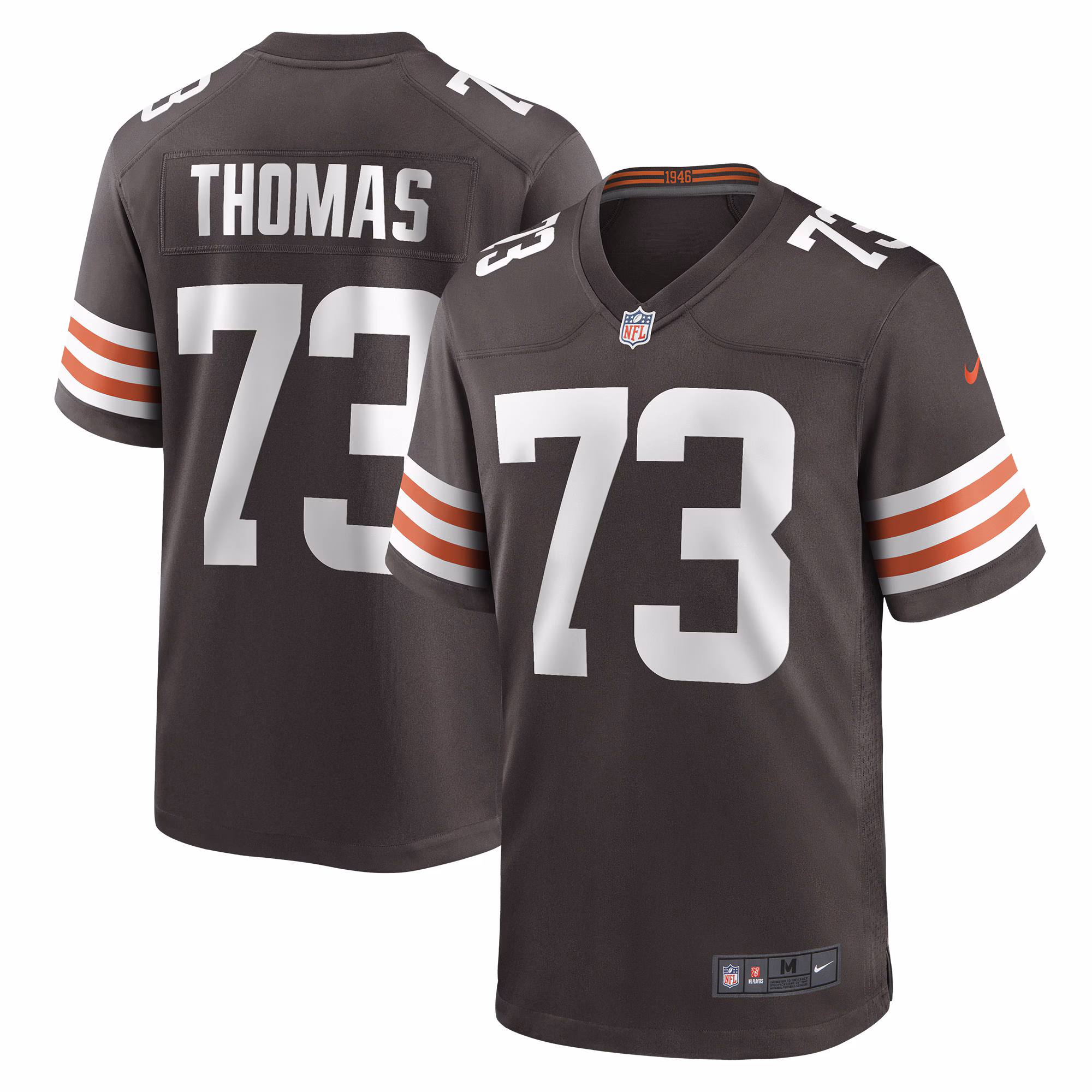 Joe Thomas Cleveland Browns Retired Game Player Jersey - White