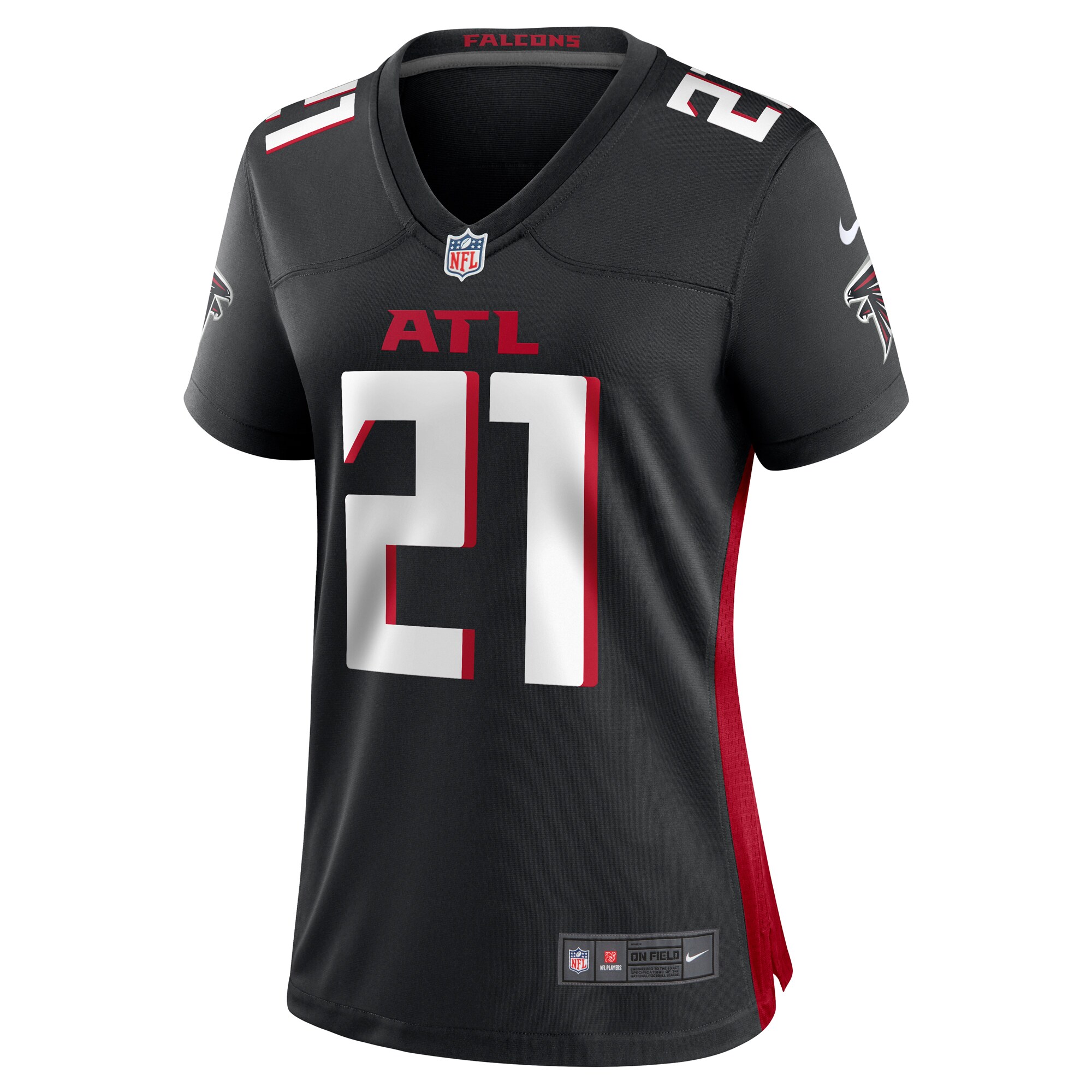 Mike Hughes Atlanta Falcons Women's Game Player Jersey - Black