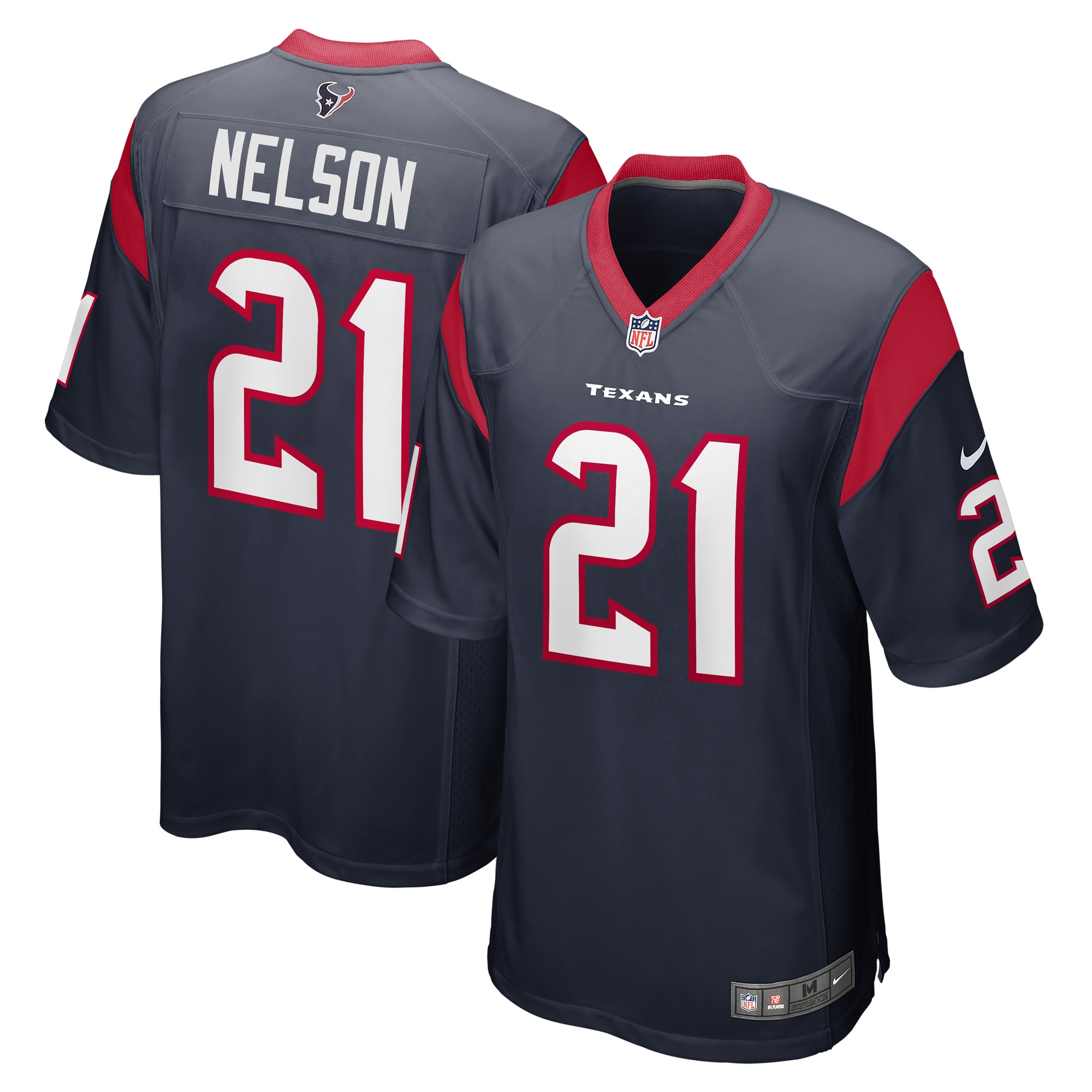 Steven Nelson Houston Texans  Game Player Jersey - Navy