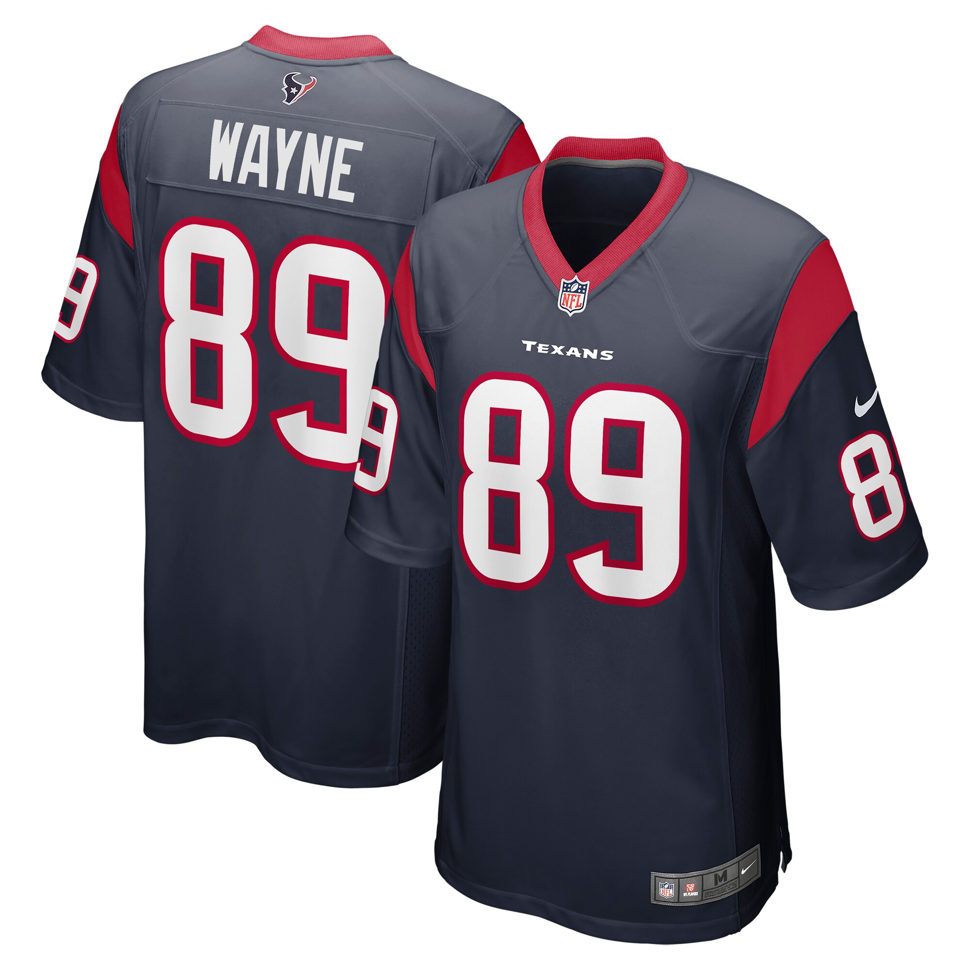 Jared Wayne Houston Texans  Team Game Jersey - Navy