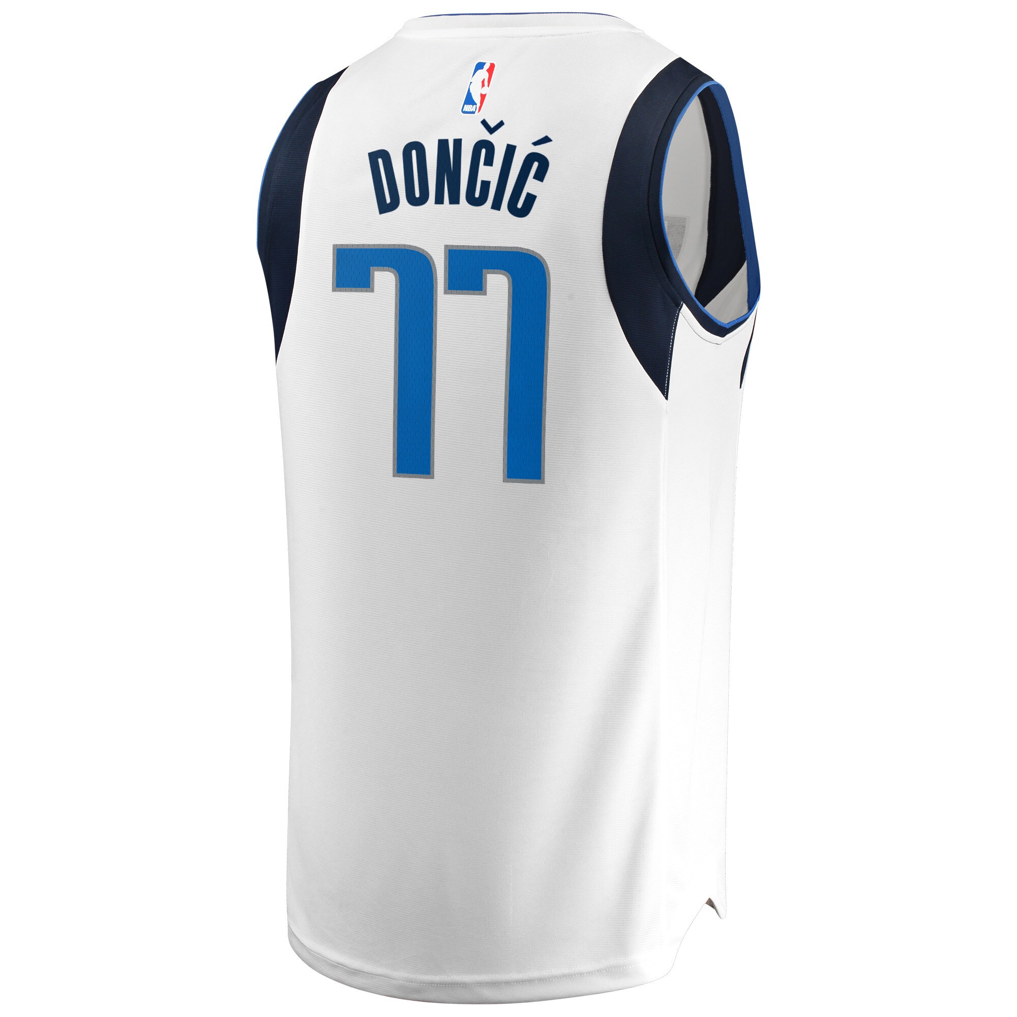 Luka Doncic Dallas Mavericks  Fast Break Men's Replica Jersey - Association Edition - White