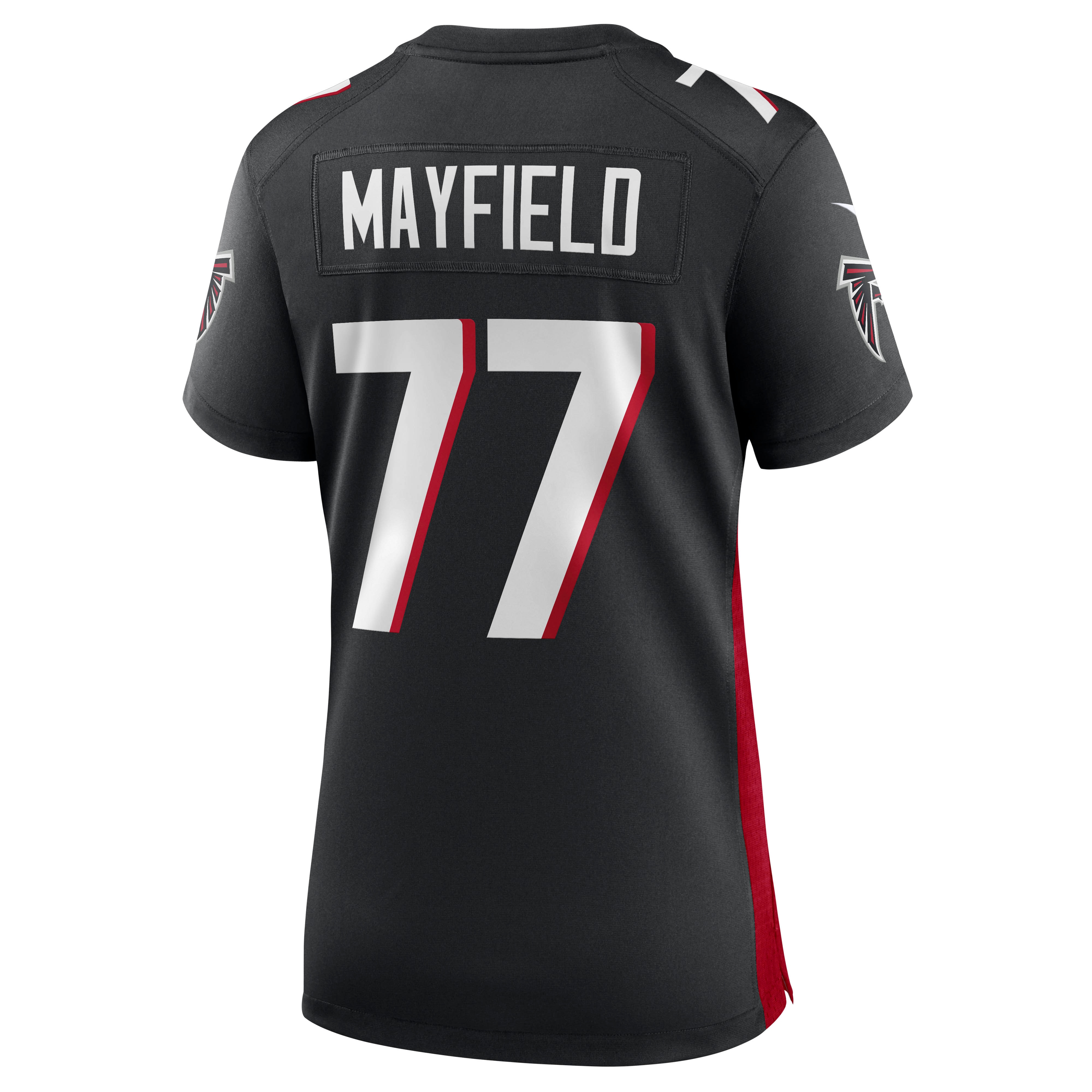 Jalen Mayfield Atlanta Falcons  Women's Game Jersey - Black