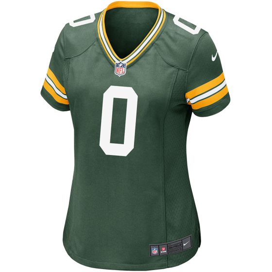 Womens Matthew Golden #0 Green Bay Packers 2025 NFL Draft First Round Pick Game Jersey-Green