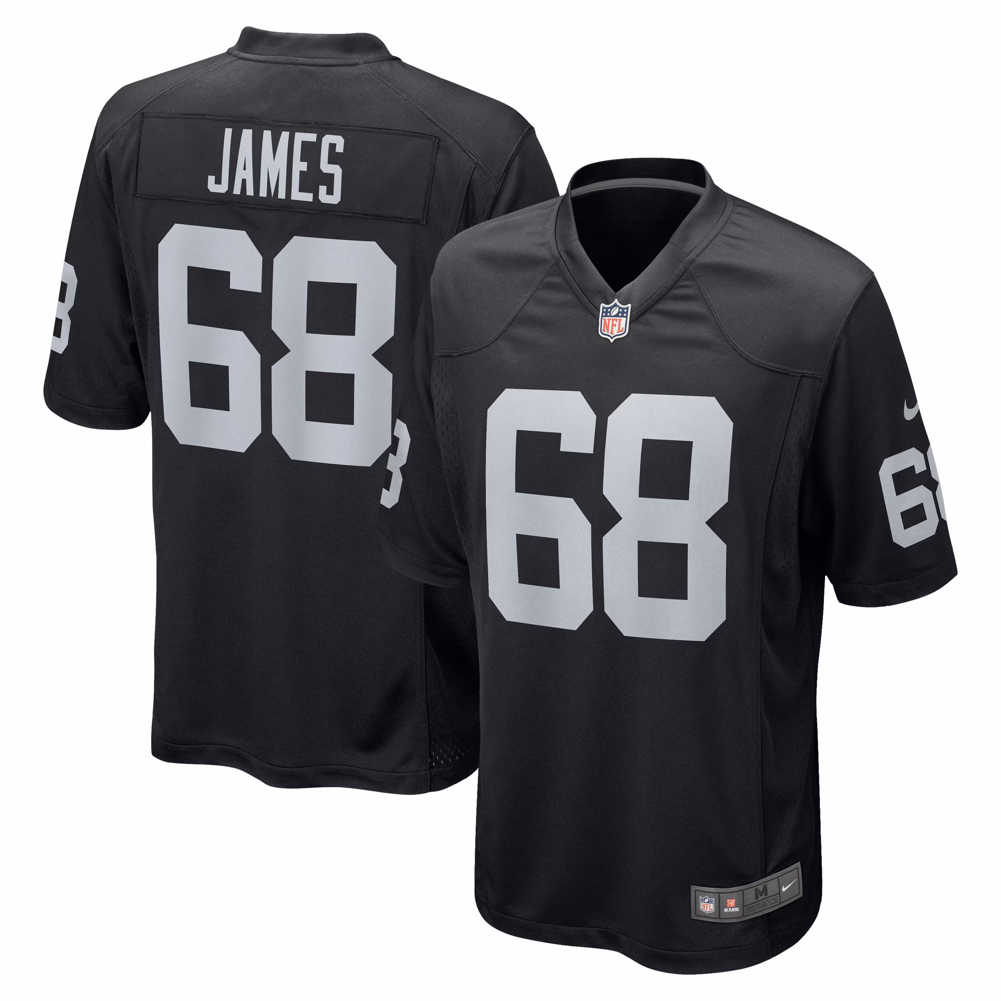 Andre James Las Vegas Raiders Game Jersey - Black