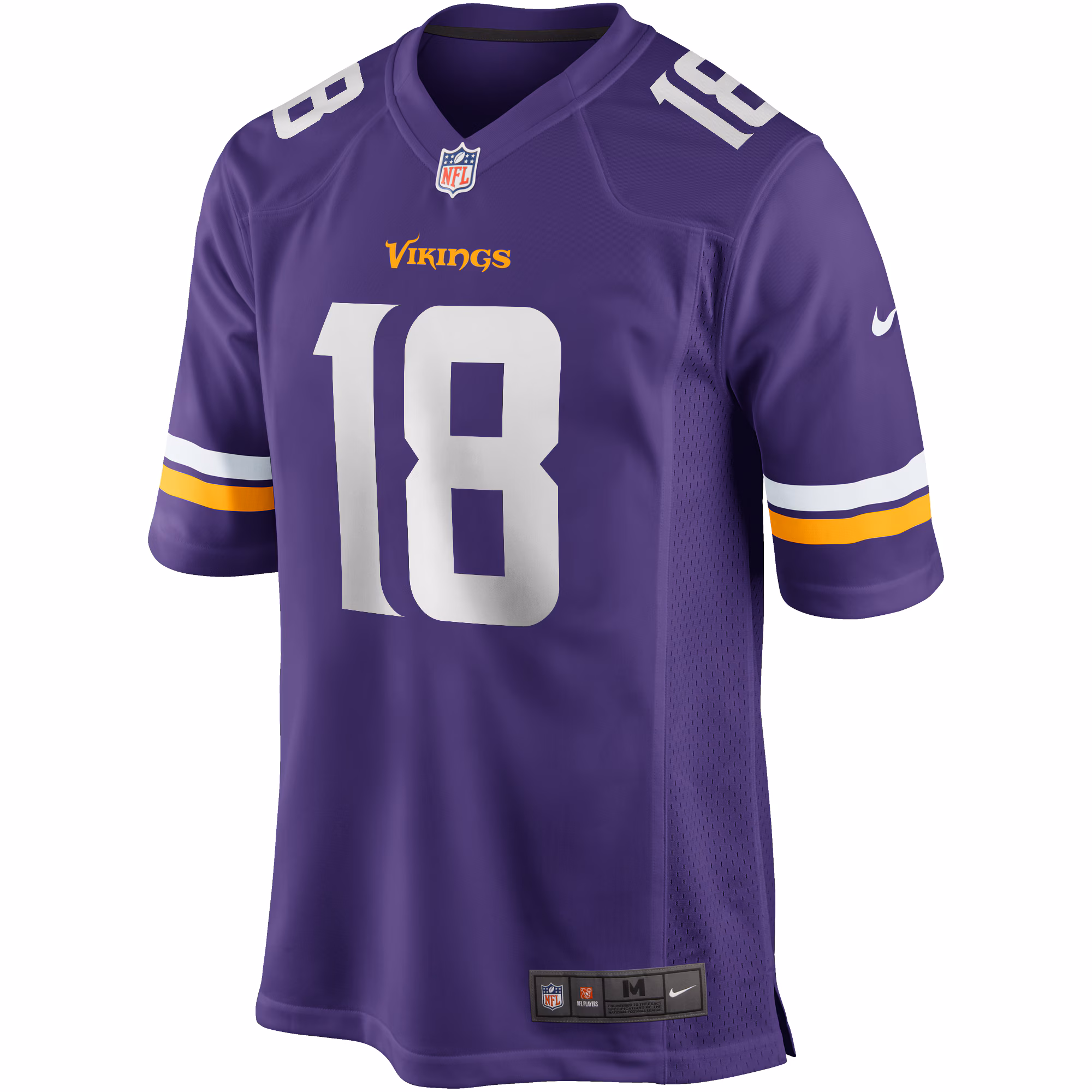 Justin Jefferson Minnesota Vikings Game Jersey - Purple