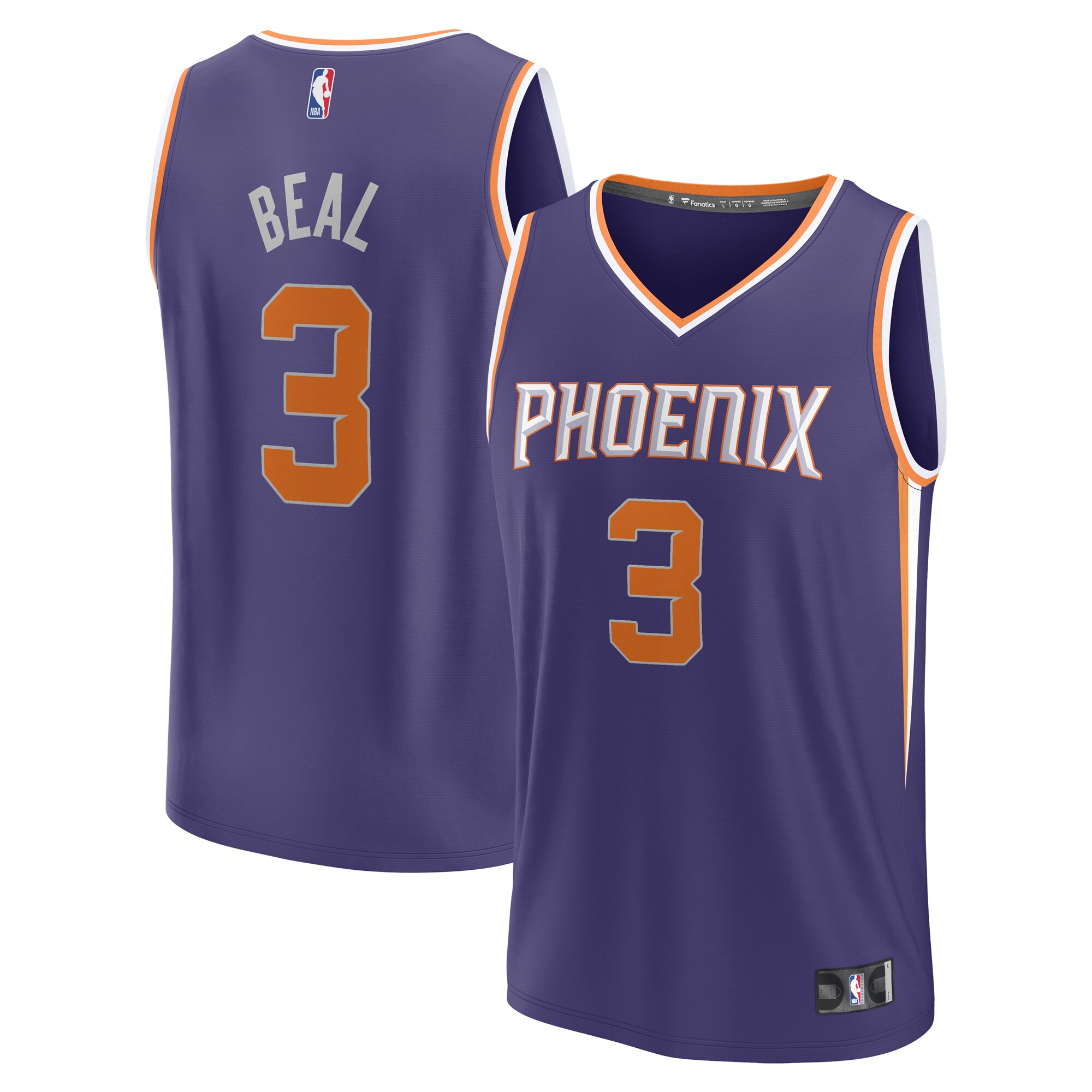 Bradley Beal Phoenix Suns  Fast Break Player Jersey - Icon Edition - Purple