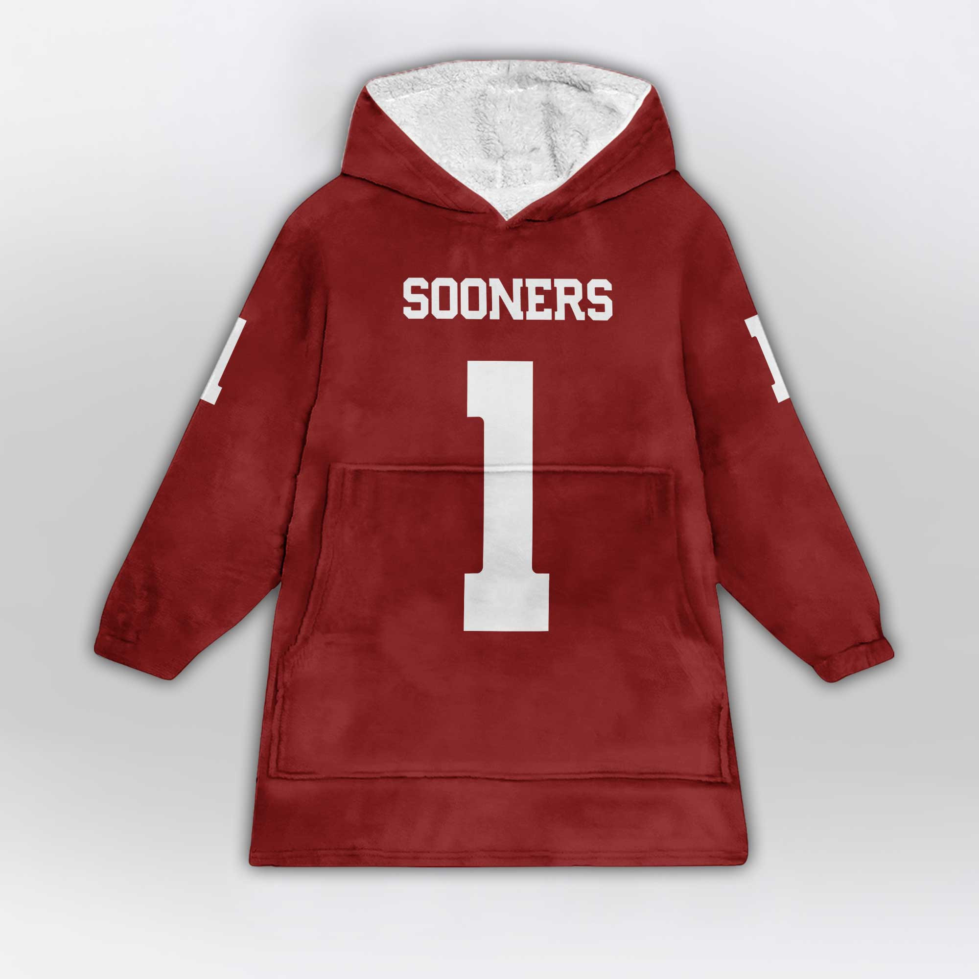 Kid J.H 1 Oklahoma Football Unisex Blanket Hoodie
