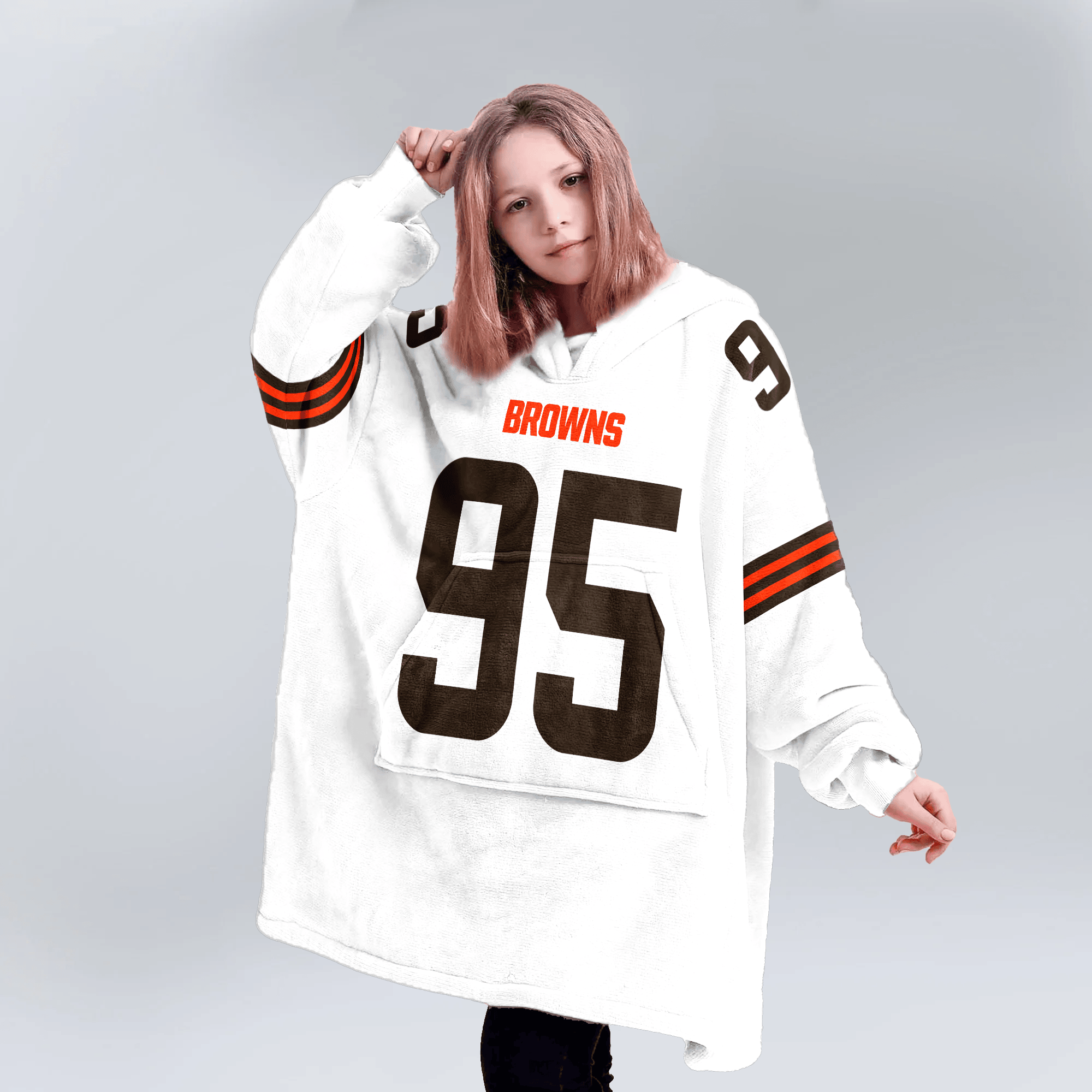 Kid M.G 95 Cleveland Football Unisex Blanket Hoodie