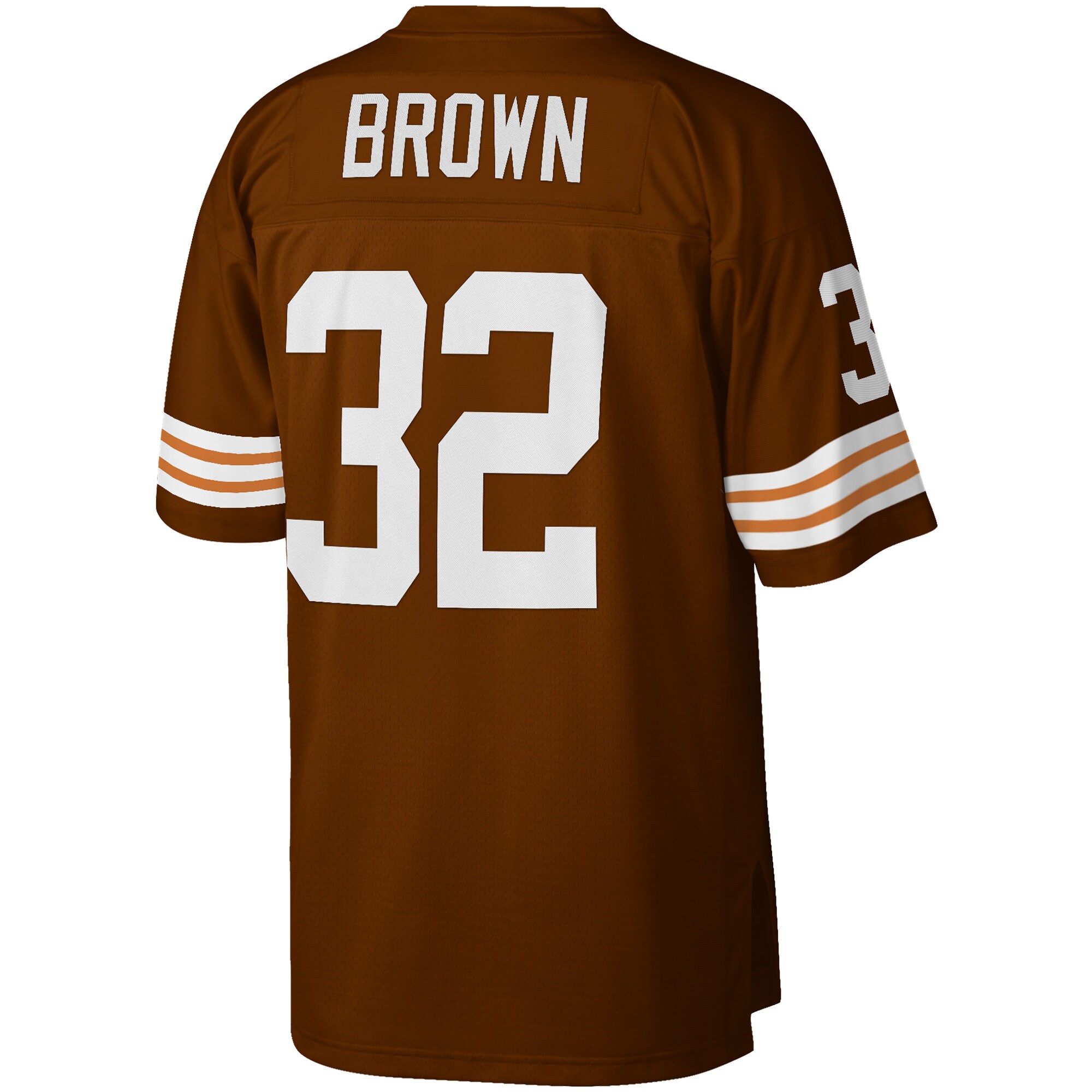 Jim Brown Cleveland Browns  Big & Tall 1963 Retired Player Replica Jersey - Brown