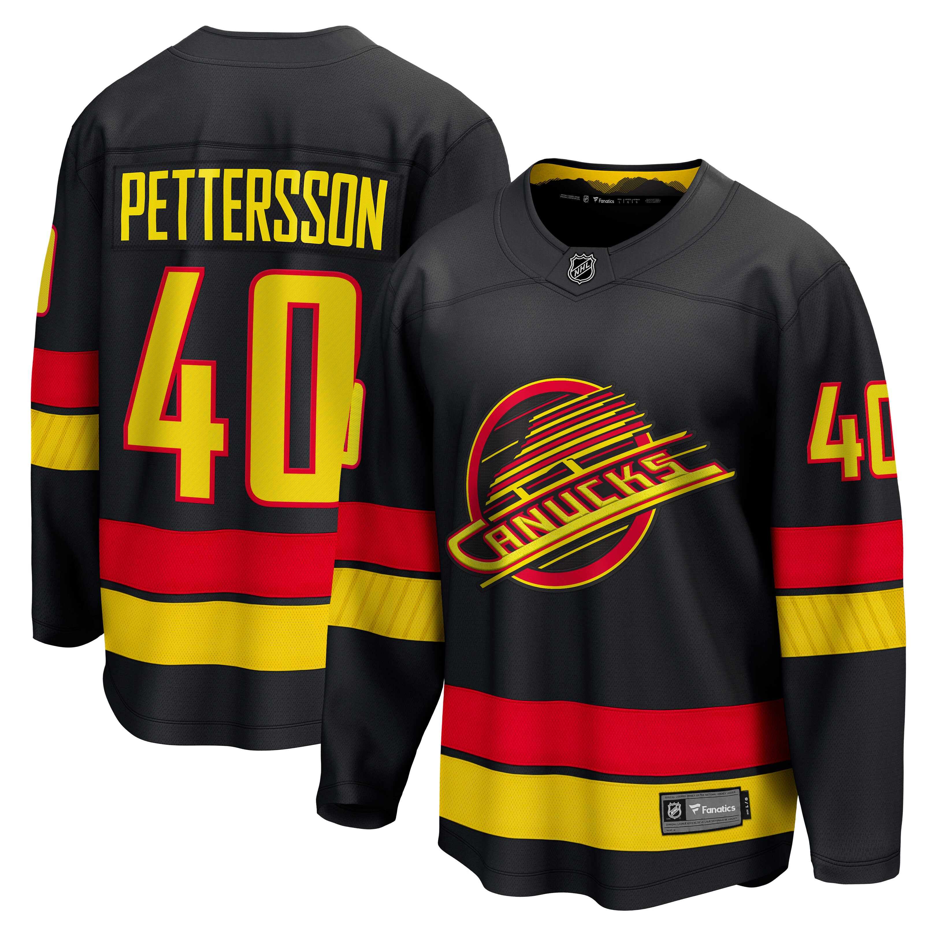 Elias Pettersson Vancouver Canucks Alternate - 2022/23 Premier Breakaway Player Jersey - Black