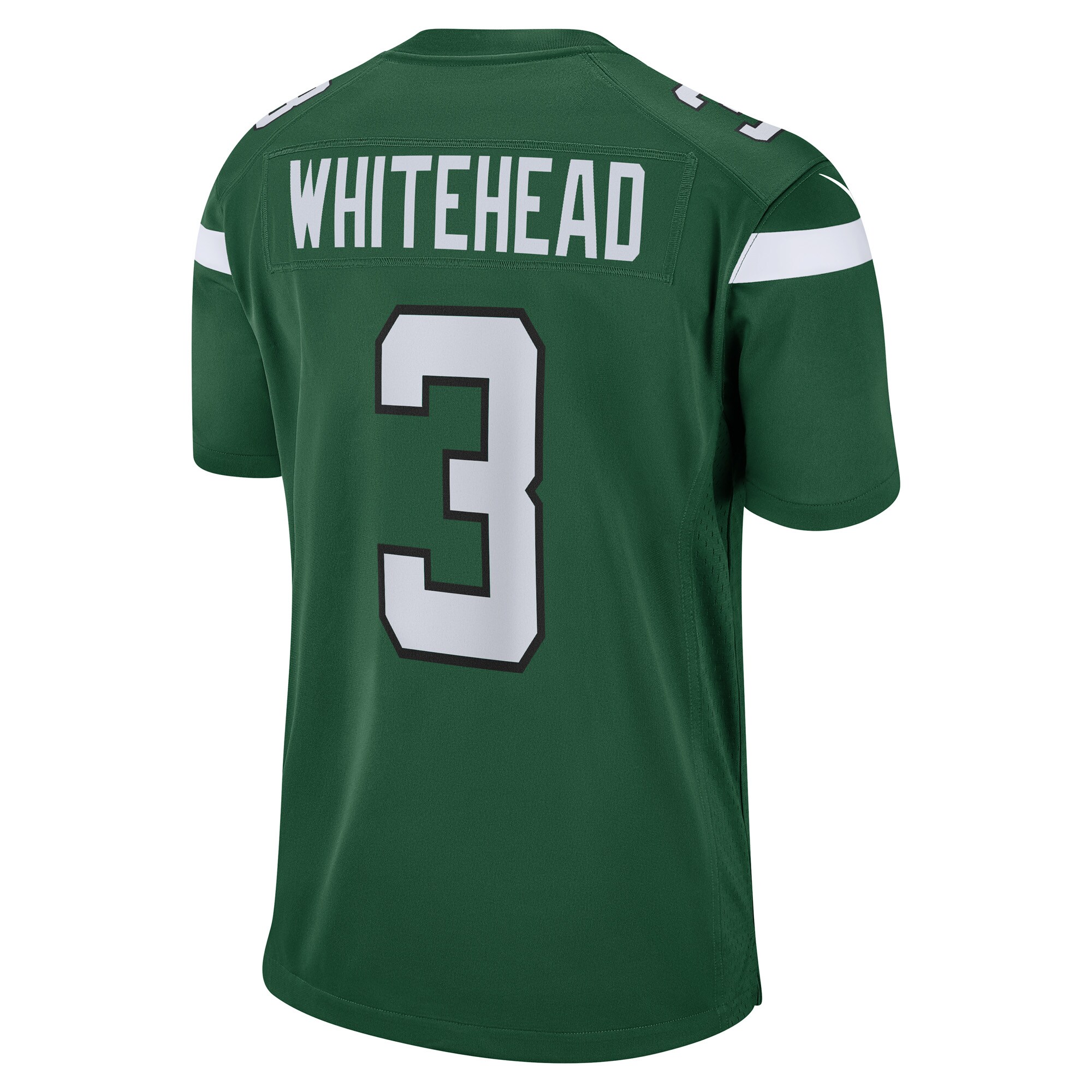 Whitehead New York Jets  Game Player Jersey - Gotham Green