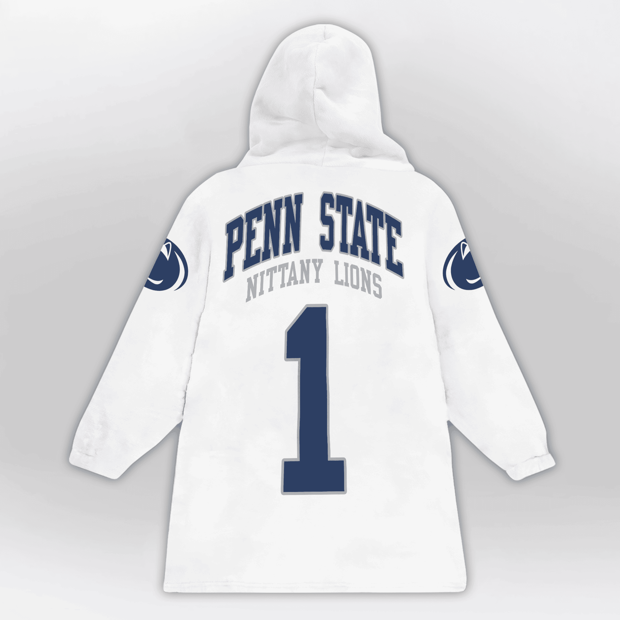Kid 1 Penn State Football Unisex Blanket Hoodie