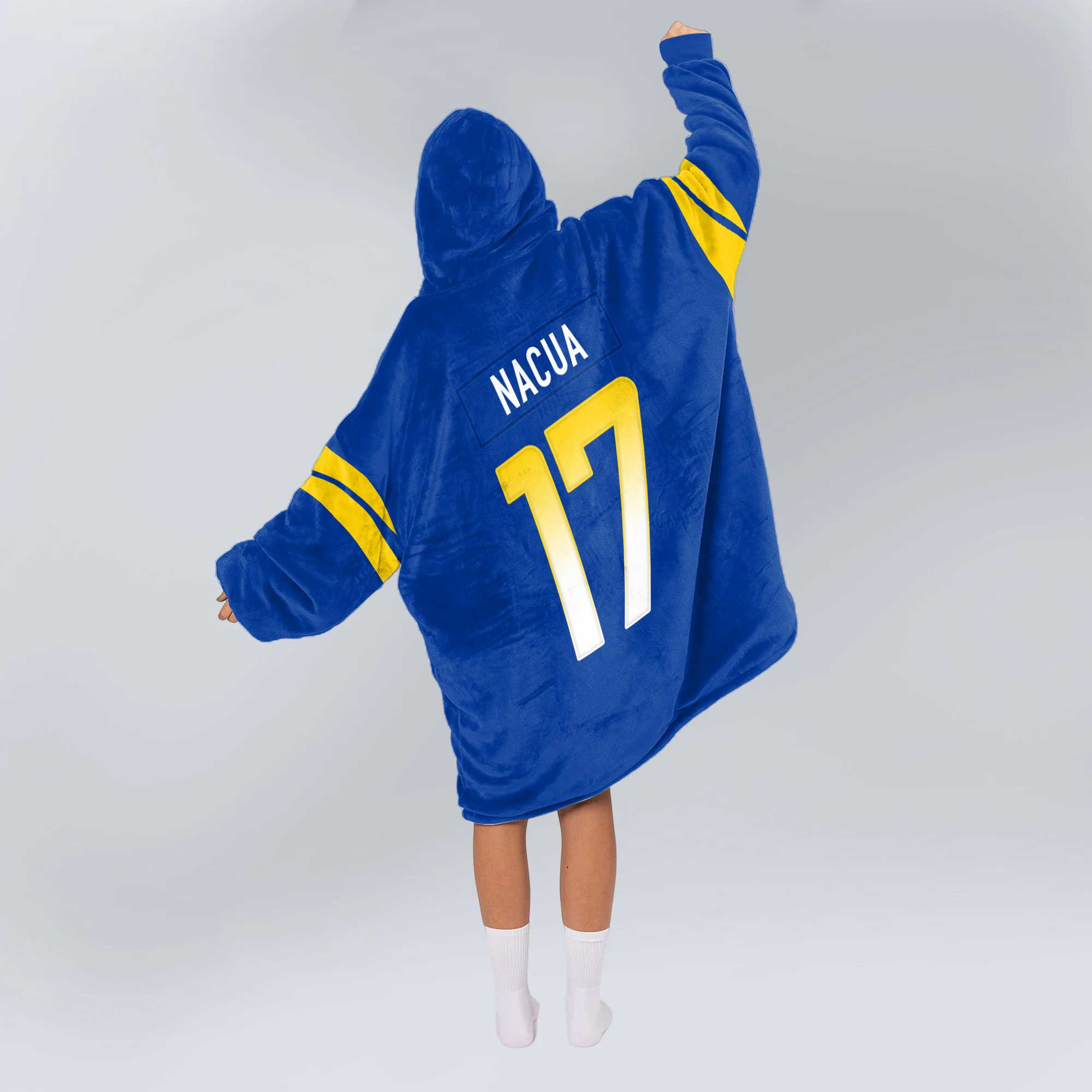 Adult PN 17 Los Angeles Football Unisex Blanket Hoodie