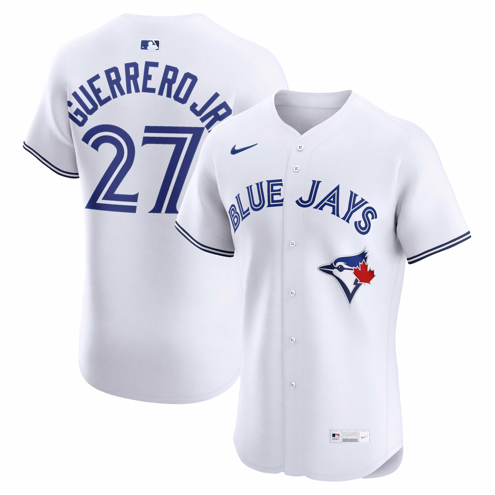 Vladimir Guerrero Jr. #27 Toronto Blue Jays Home Elite Jersey - White