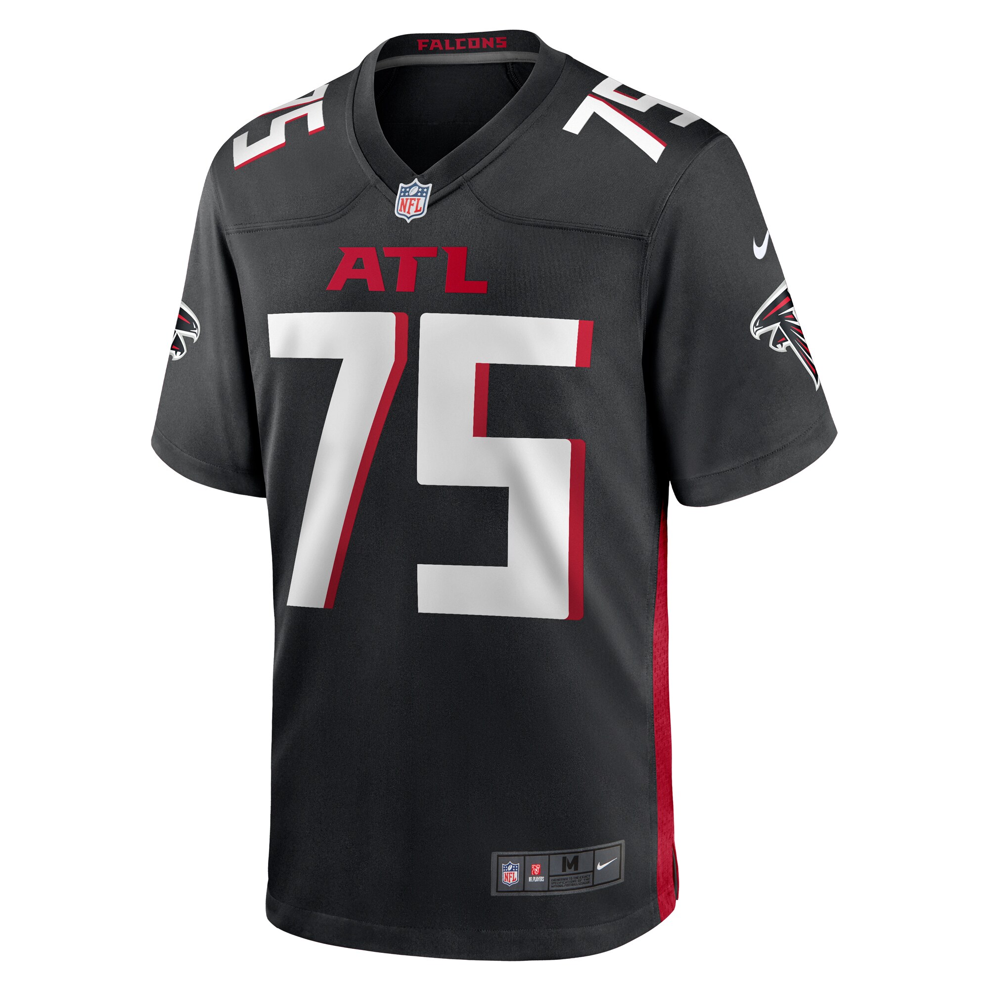 Eli Ankou Atlanta Falcons  Game Jersey -  Black
