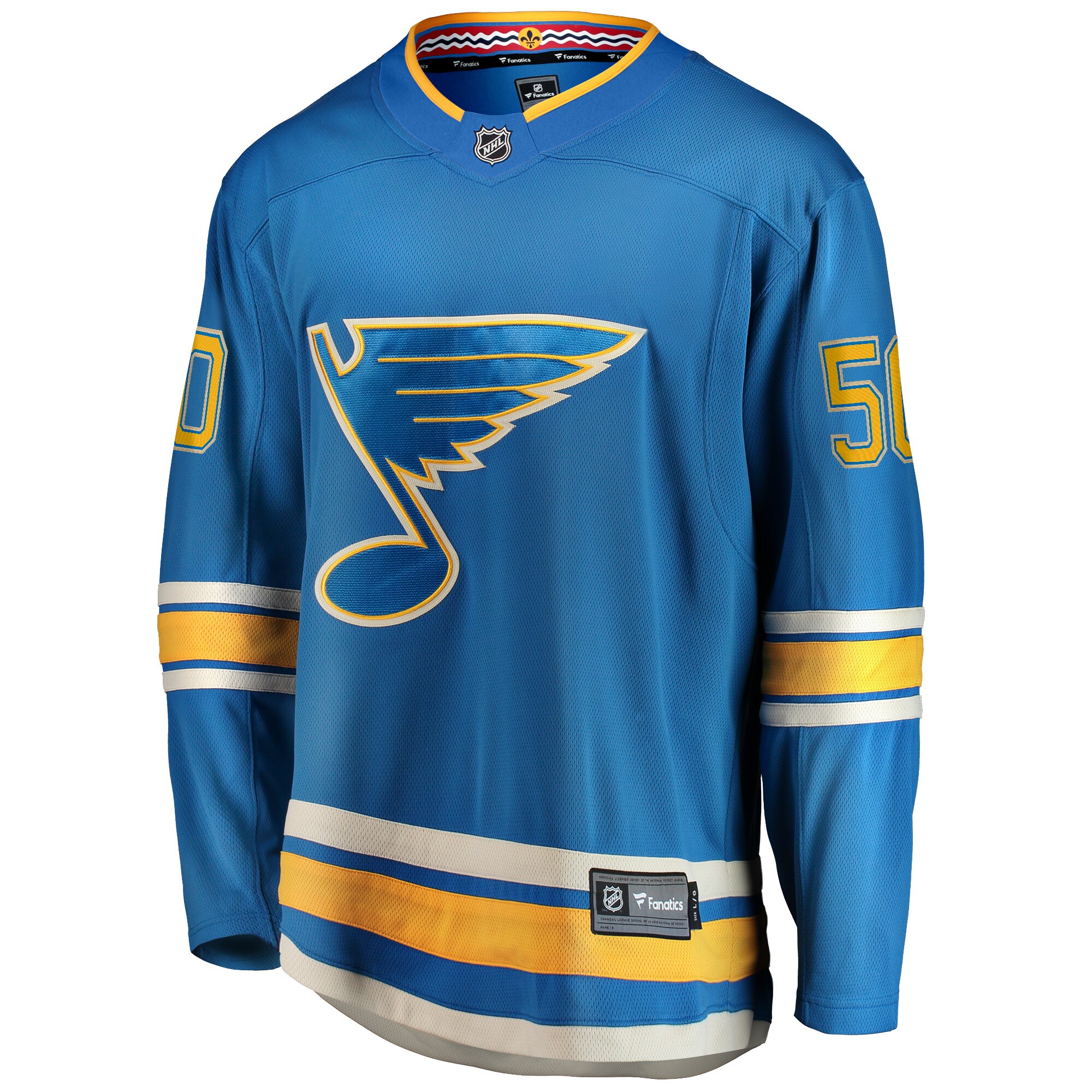 Binnington St.Louis Blues 2018/19 Alternate Premier Breakaway Player Jersey - Blue