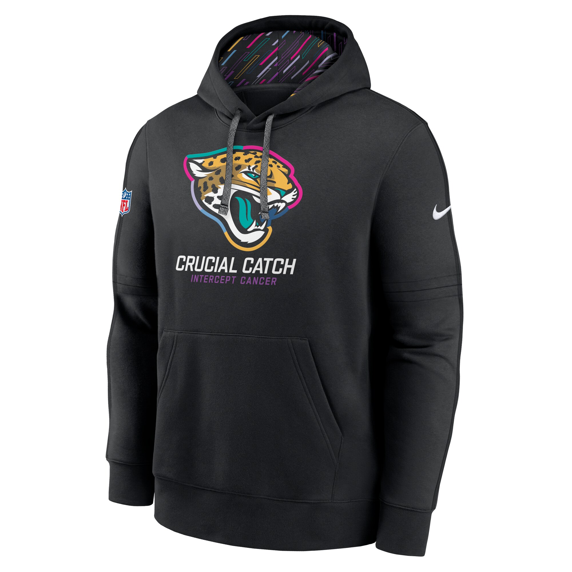 Jacksonville Jaguars 2024 NFL Crucial Catch Club Pullover Hoodie - Black