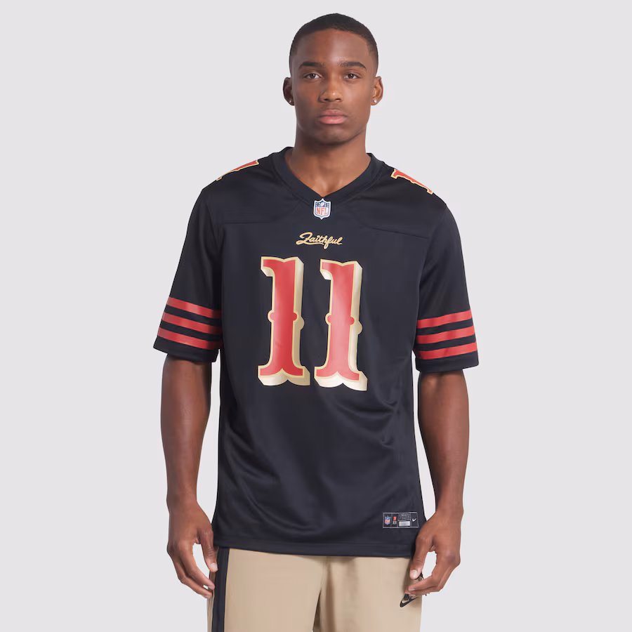Brandon Aiyuk #11 San Francisco 49ers 2025 Rivalries Collection Game Jersey - Black