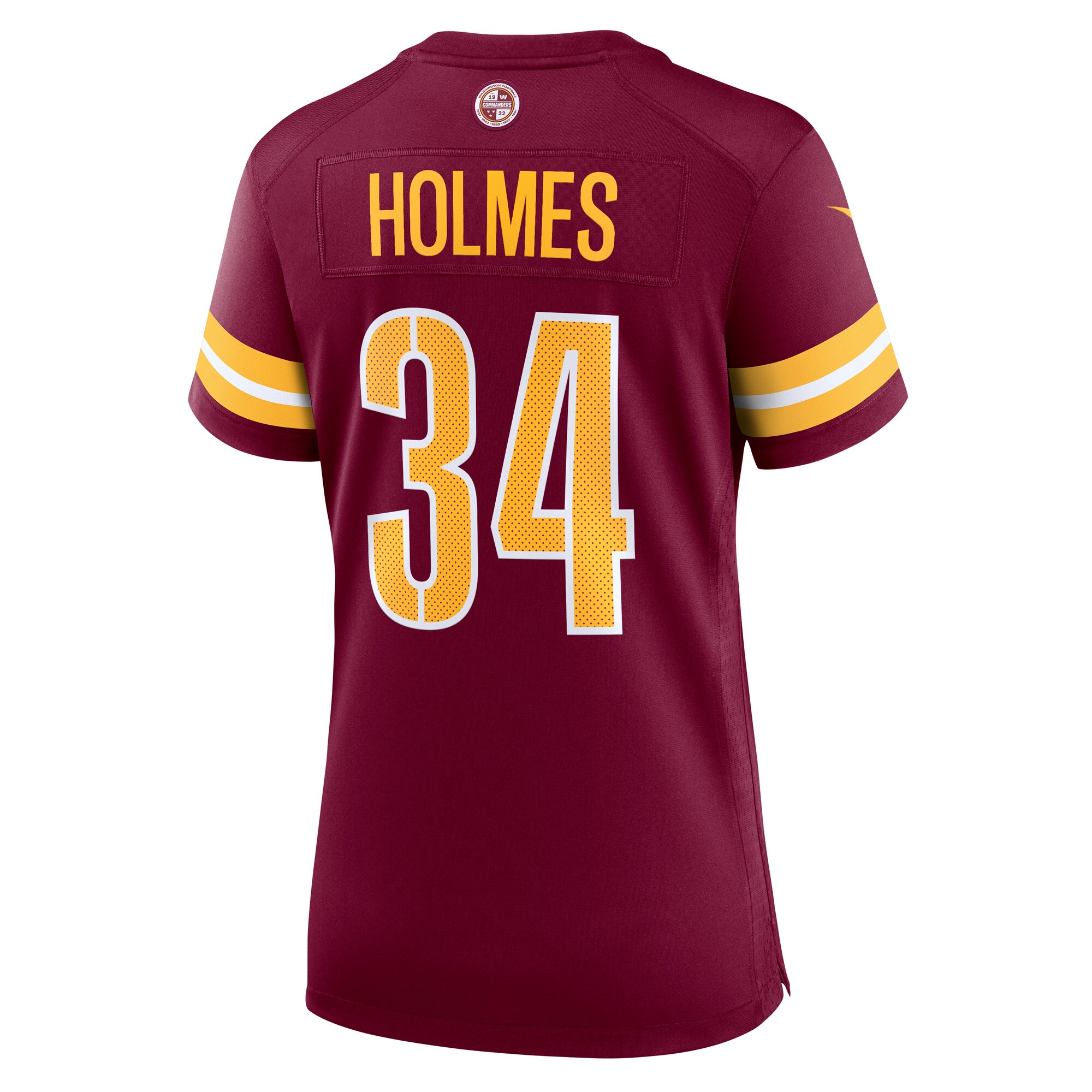Christian Holmes Washington Commanders  Women's Player Game Jersey - Burgundy