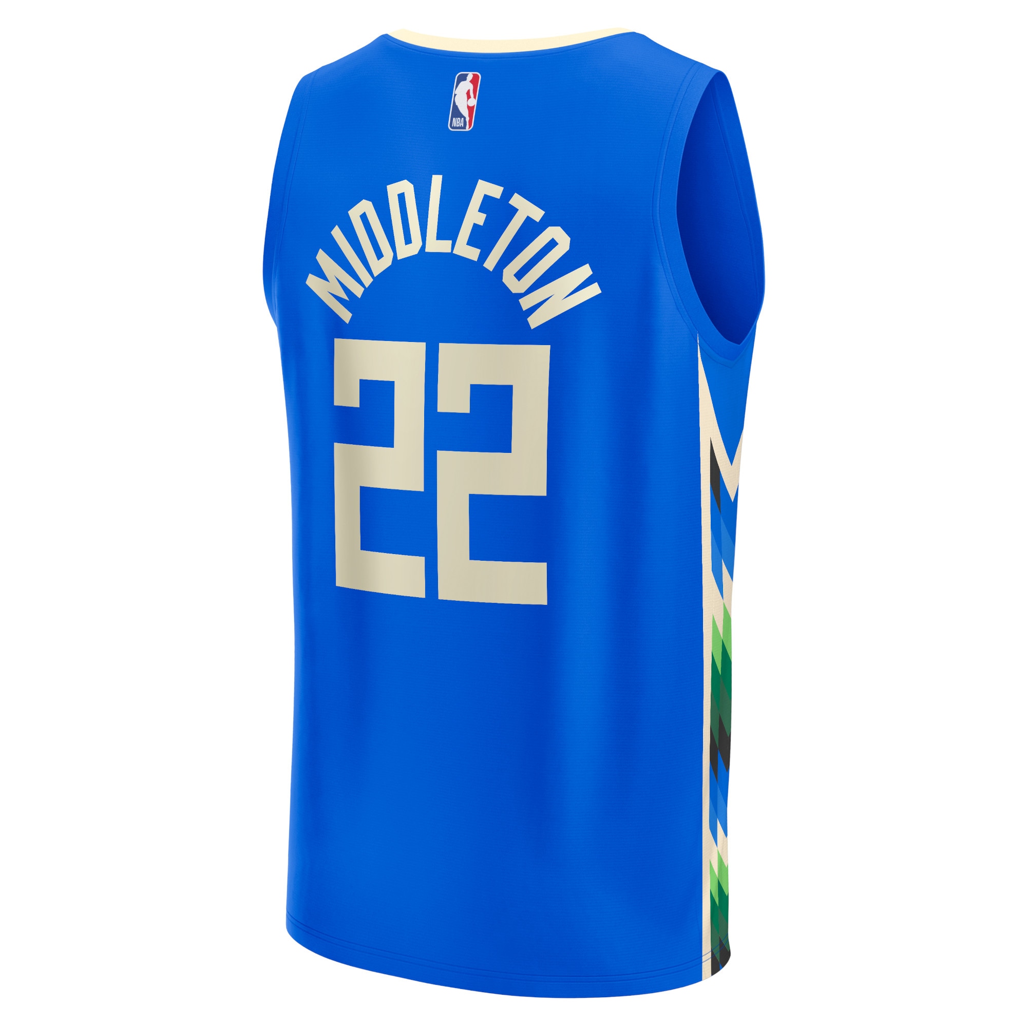 Khris Middleton Milwaukee Bucks  2022/23 Fastbreak Jersey - City Edition - Royal