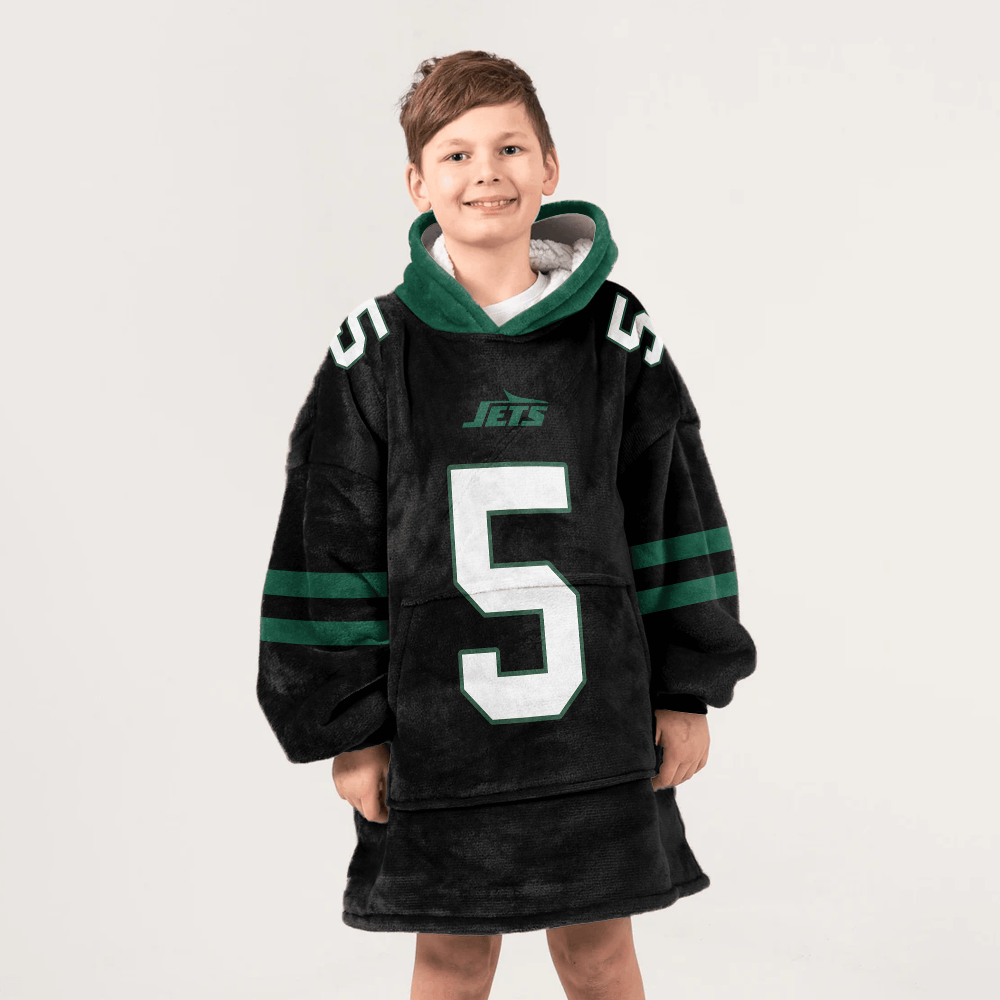 Kid G.W 5 New York J Football Unisex Blanket Hoodie