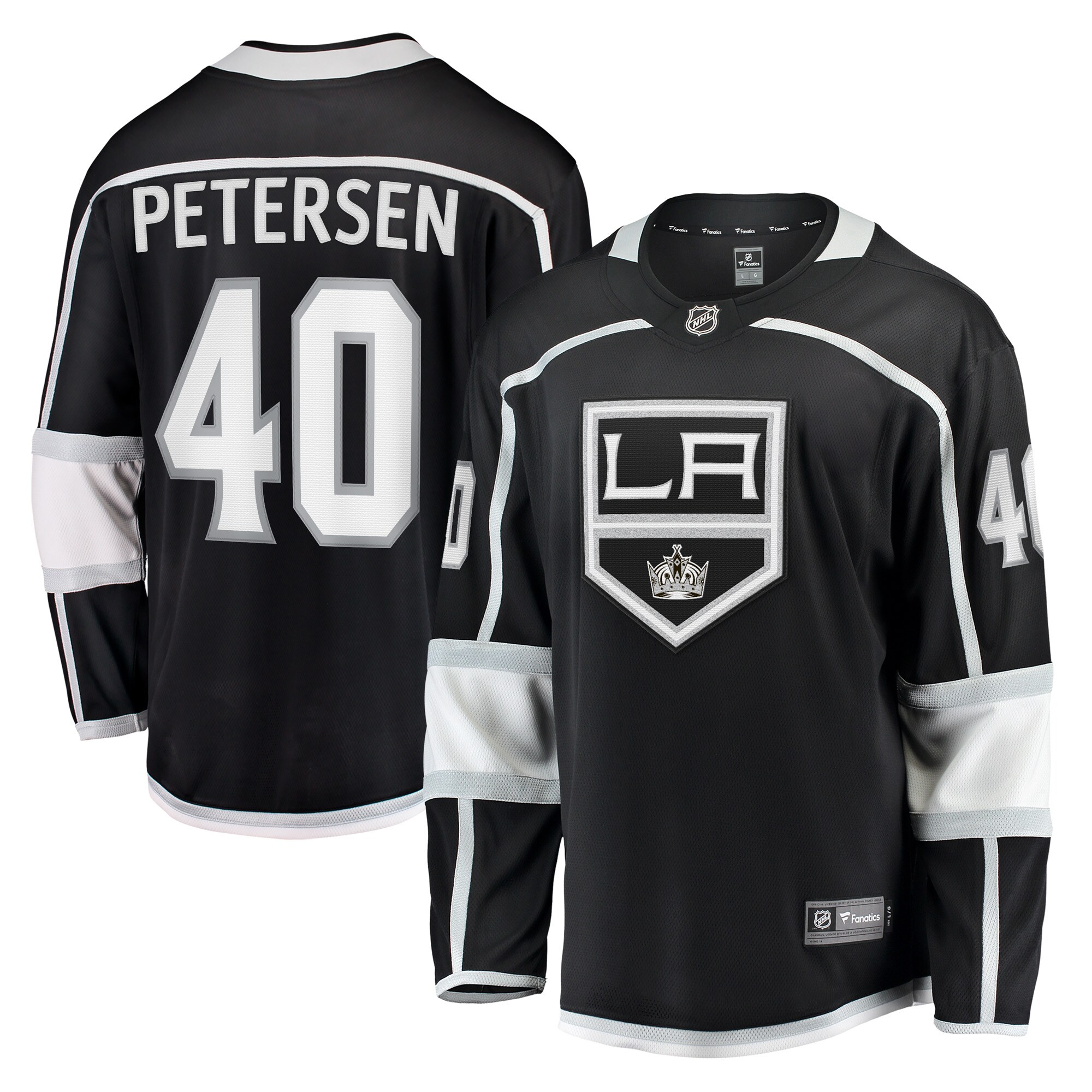 Cal Petersen Los Angeles Kings Home Breakaway Player Jersey - Black