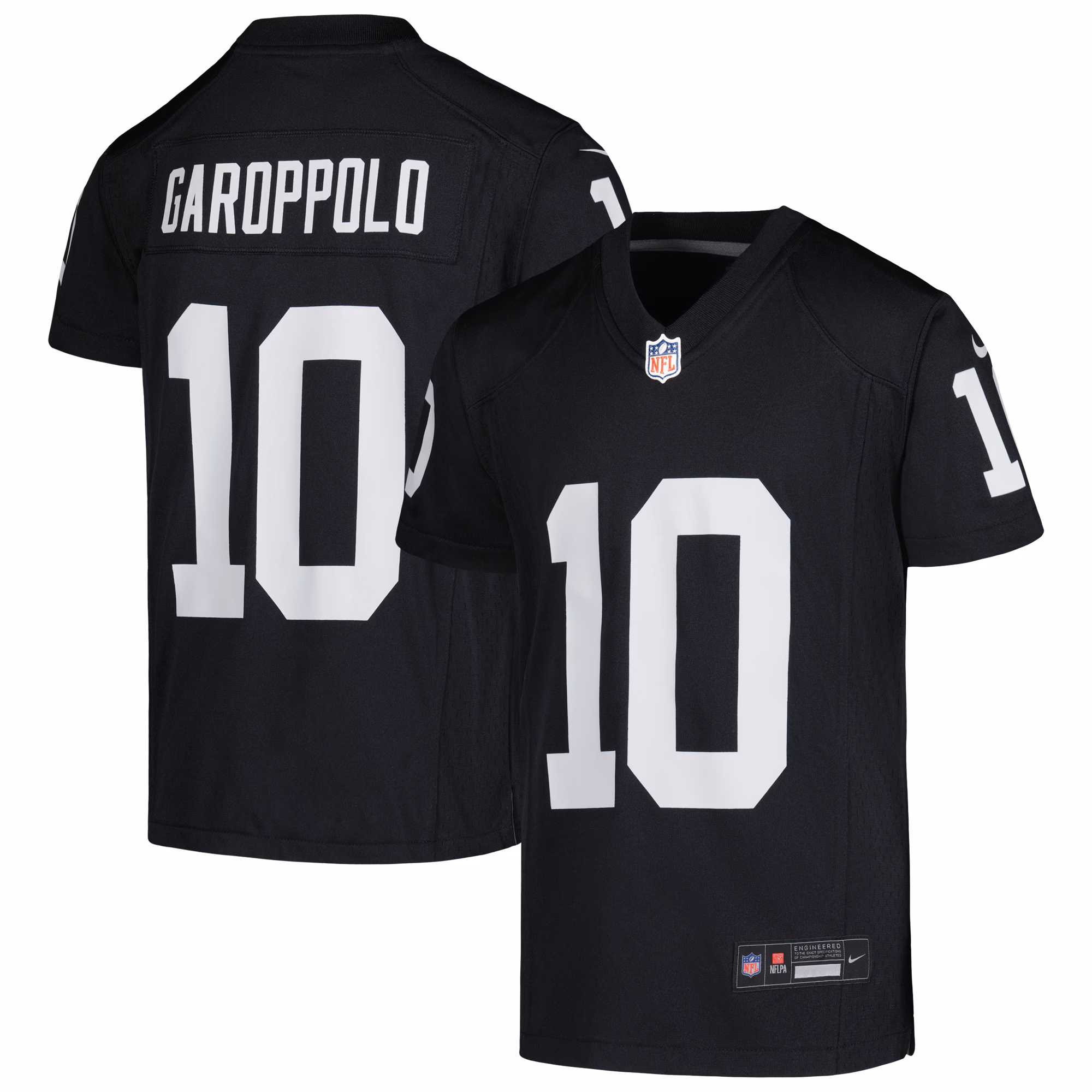 Jimmy Garoppolo Las Vegas Raiders Youth Game Jersey - Black