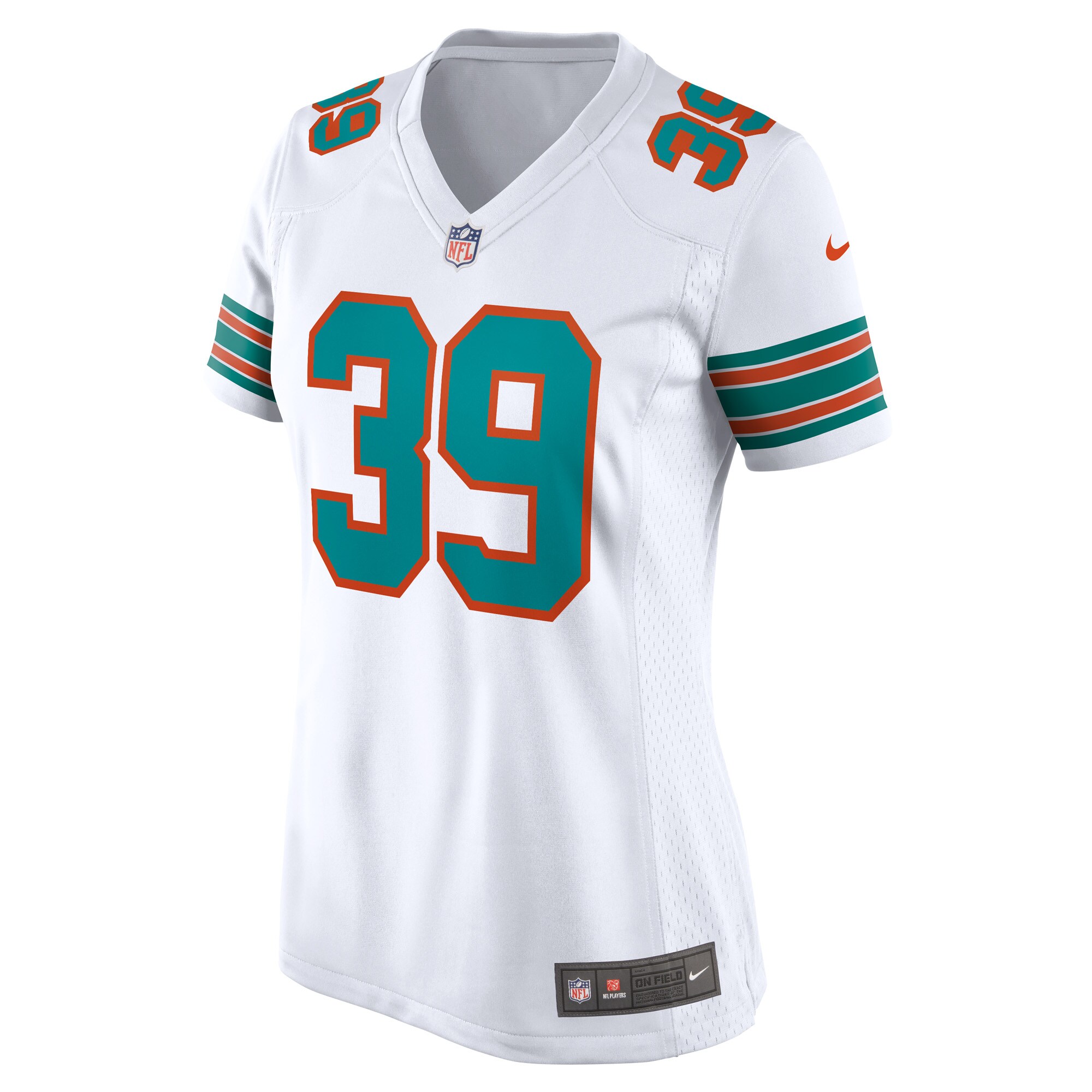 Larry Csonka Miami Dolphins Retired Player Jersey - Aqua