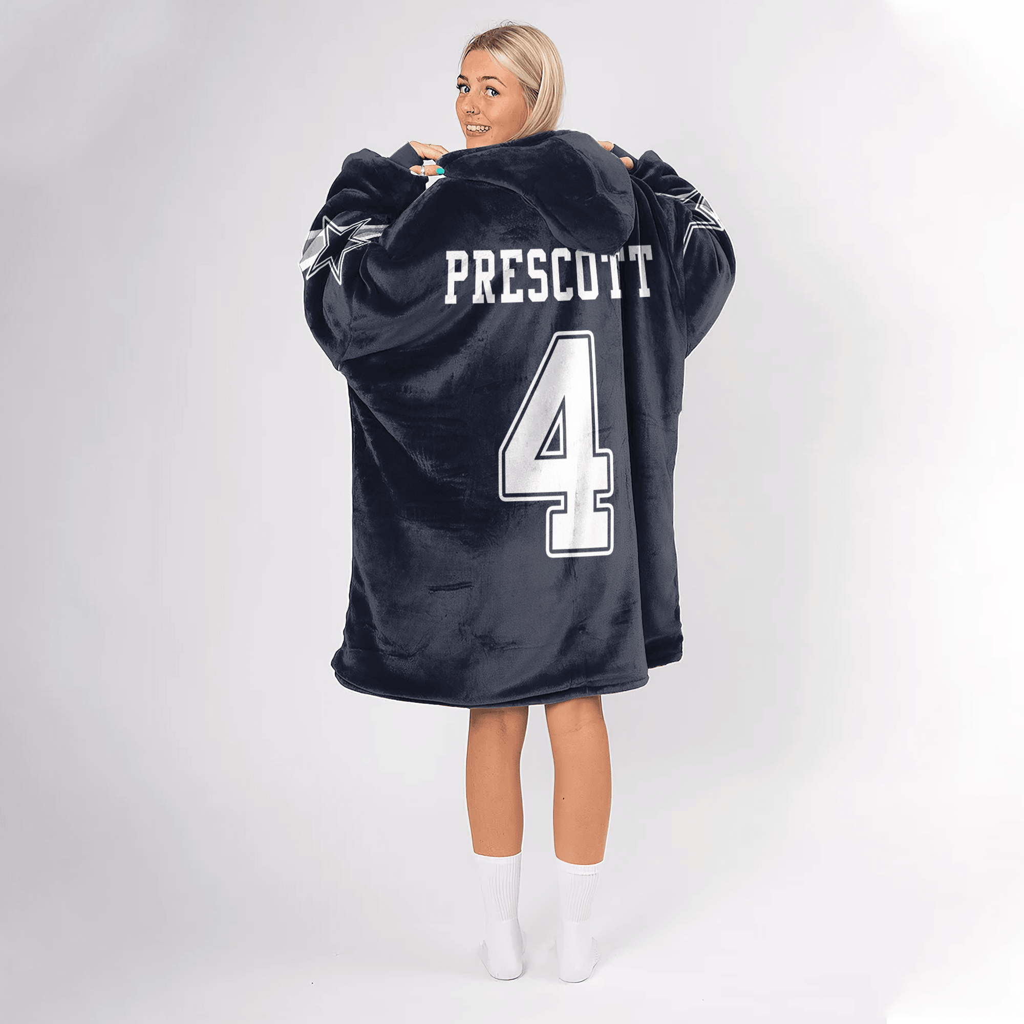 Adult D.P 4 Captain Dalllas Football Unisex Blanket Hoodie