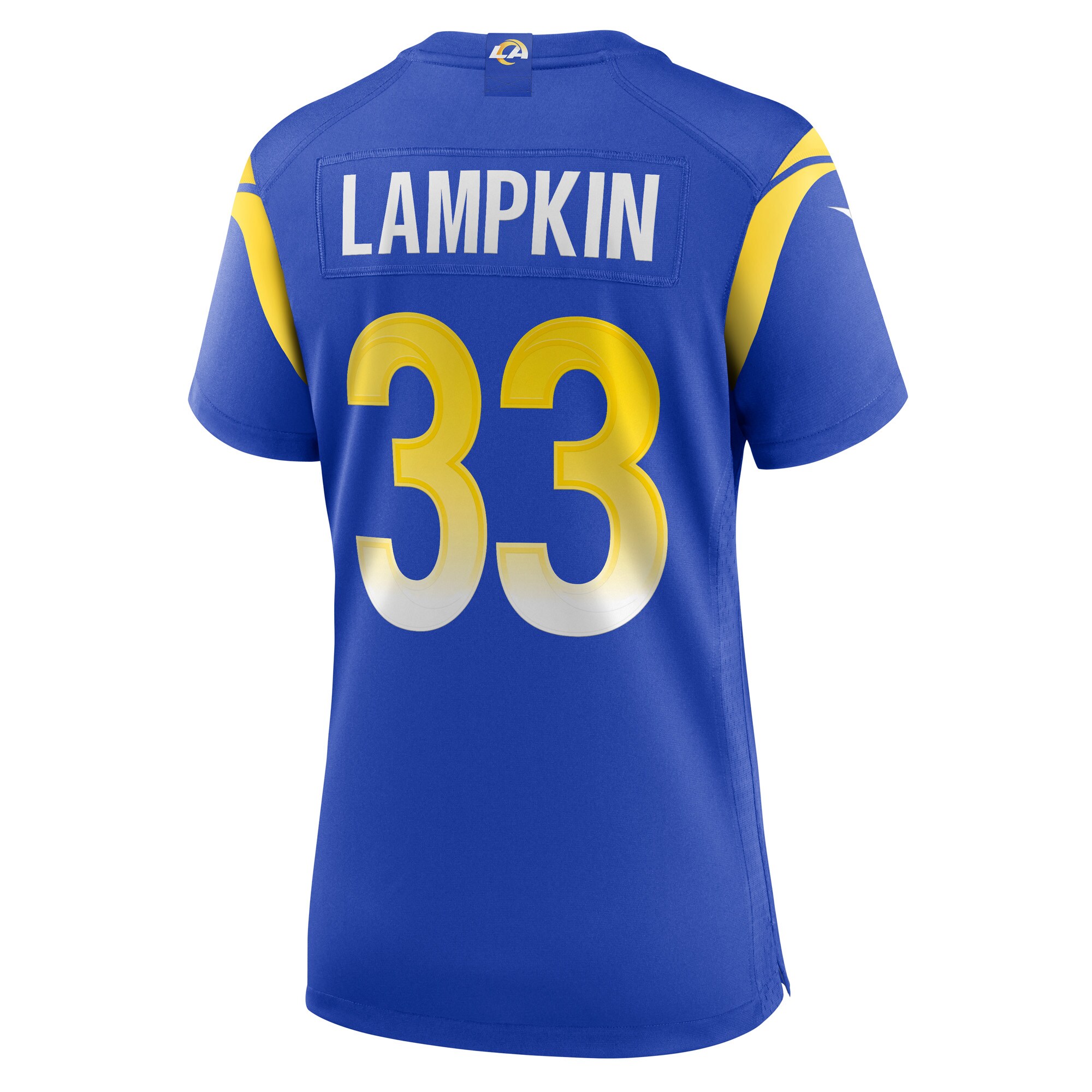 Cam Lampkin Los Angeles Rams Women's Game Jersey -  Royal