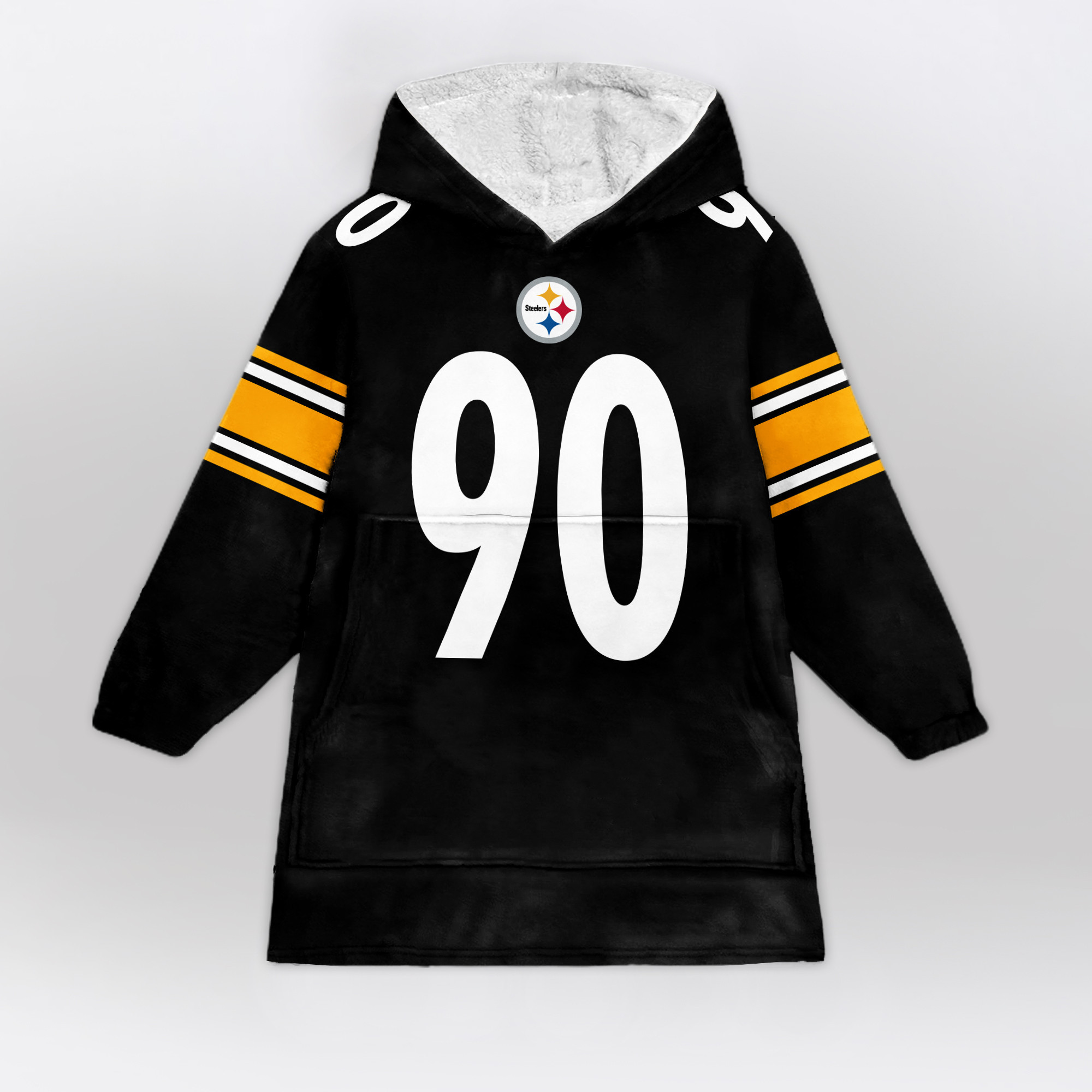 Adult T.J.W 90 Pittsburgh Football Unisex Blanket Hoodie