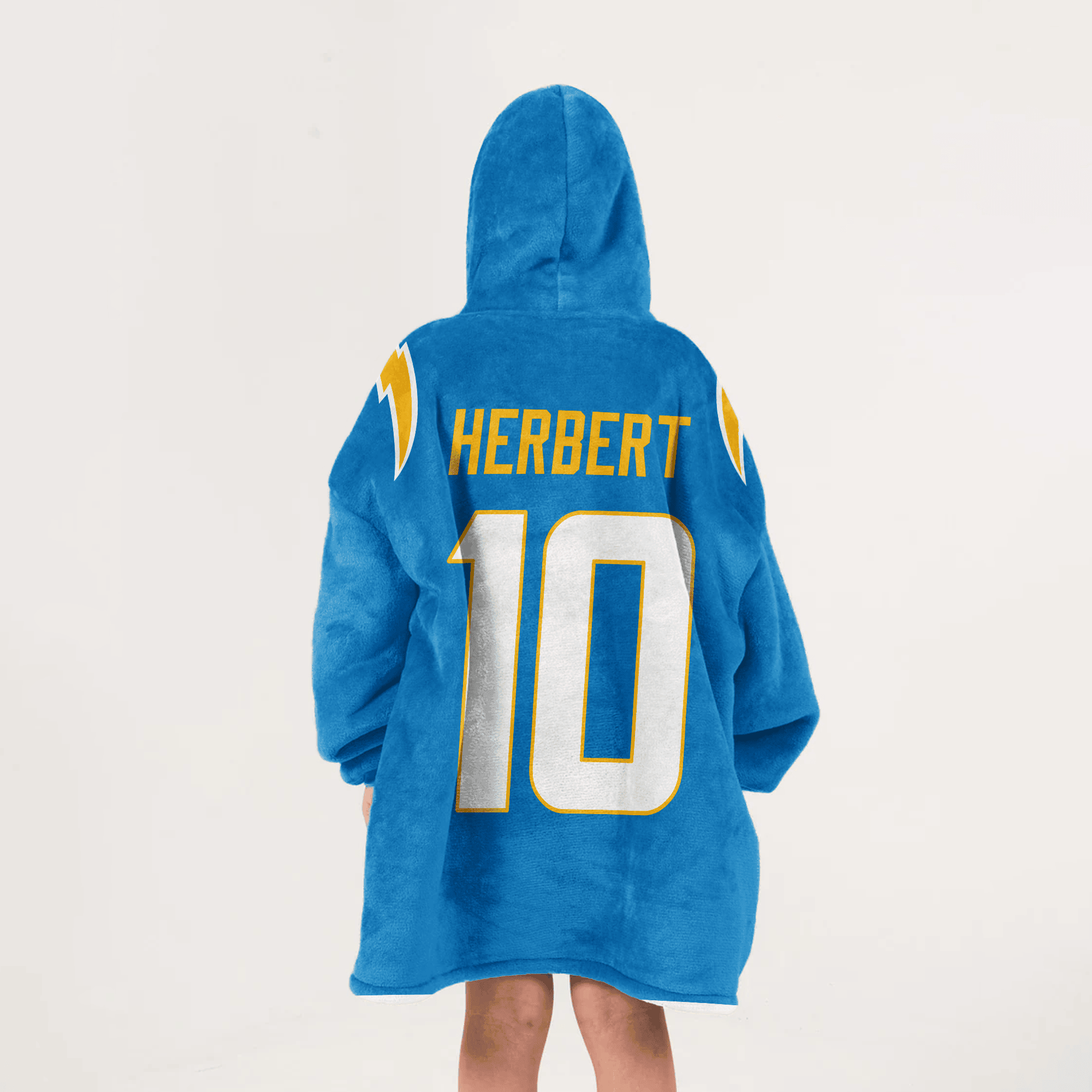 Kid Bolt Club 10 Los Angeles Football Unisex Blanket Hoodie