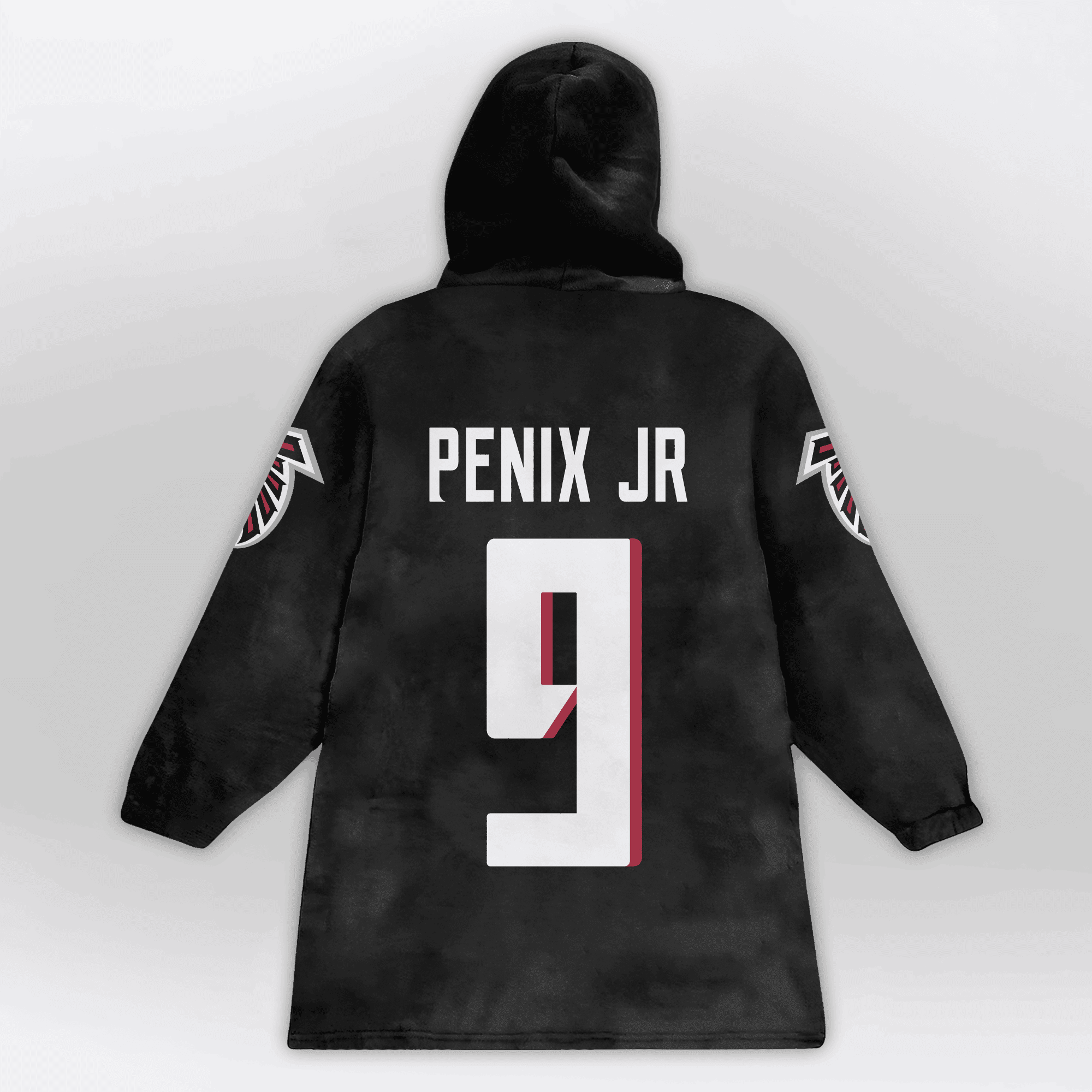 Kid 9 Atlanta Football Unisex Blanket Hoodie