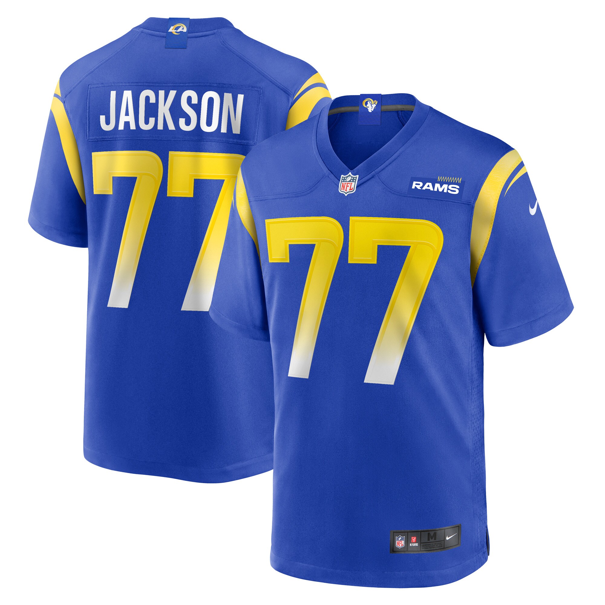 AJ Jackson Los Angeles Rams  Game Player Jersey - Royal