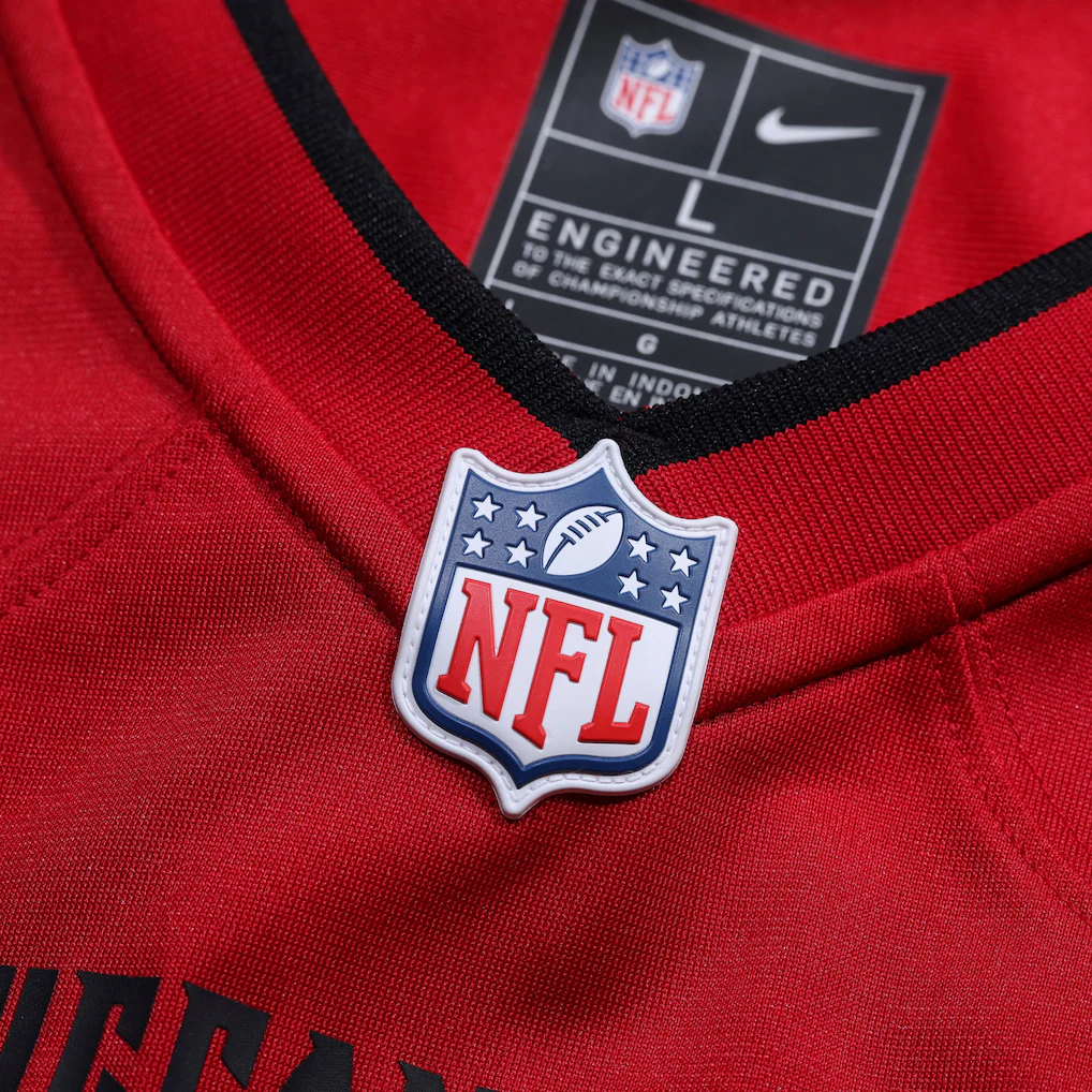 Emeka Egbuka #2 Tampa Bay Buccaneers Team 50th Season Game Jersey - Red