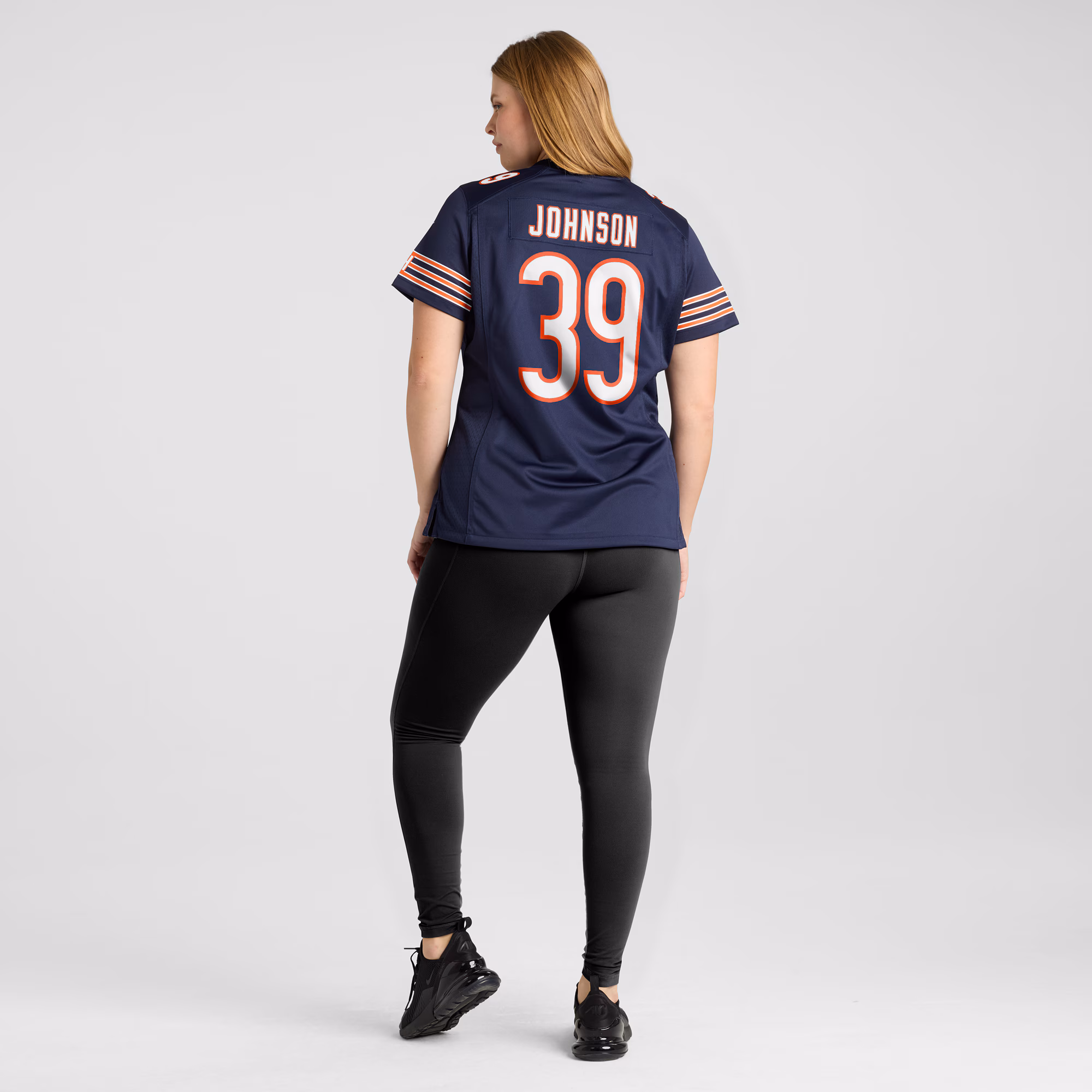 Quindell Johnson Chicago Bears Women's Team Game Jersey -  Navy