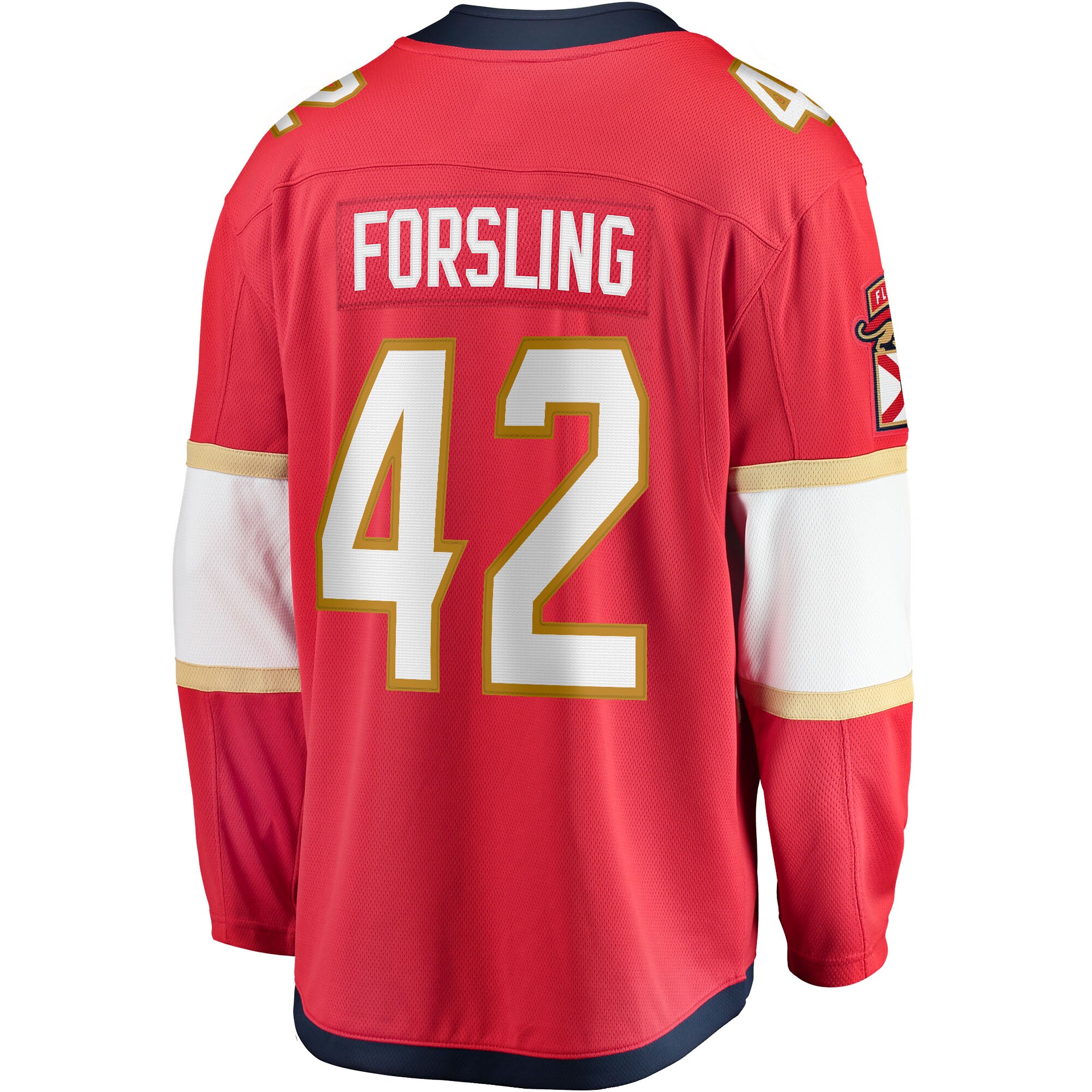 Gustav Forsling Florida Panthers Home Breakaway Player Jersey - Red