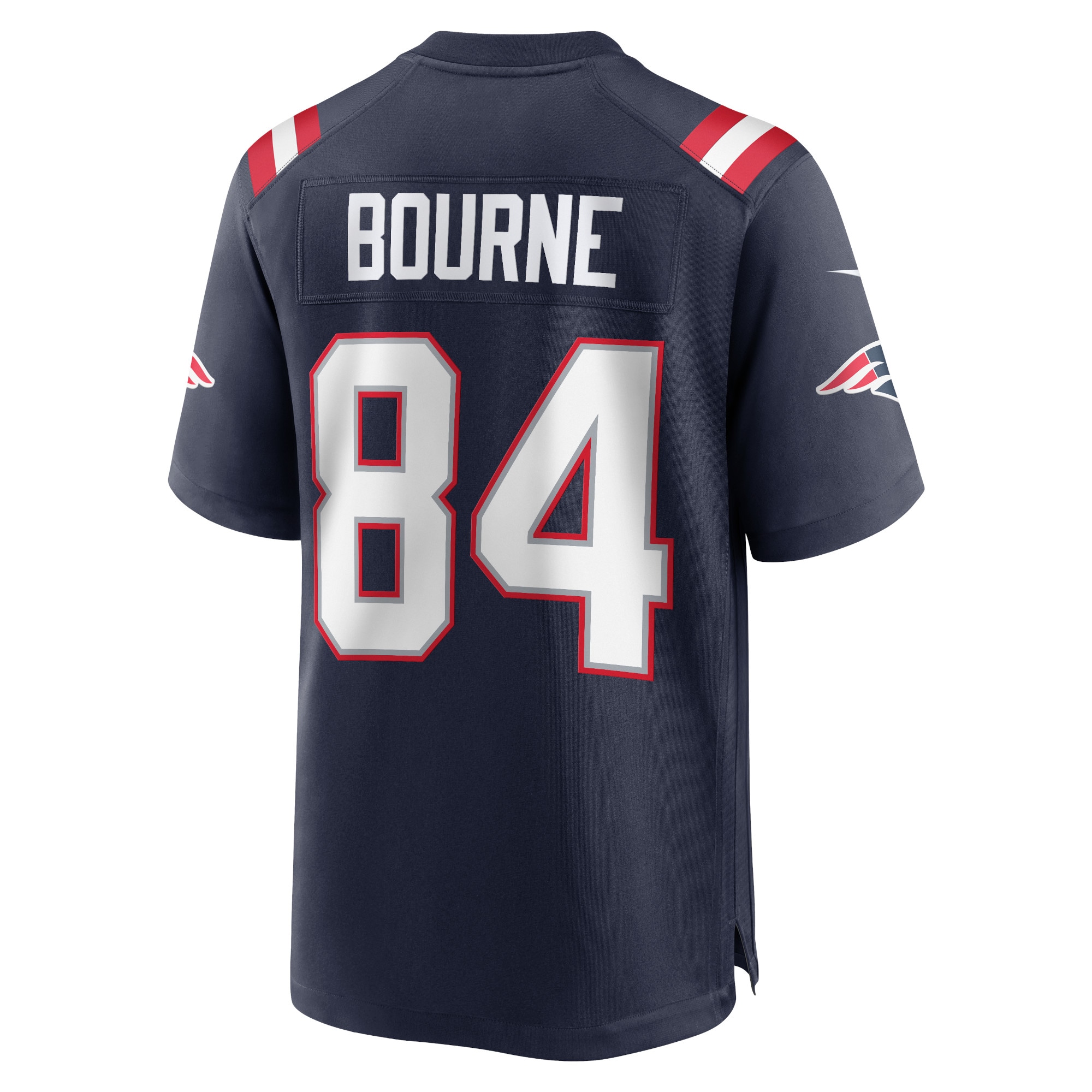 Kendrick Bourne New England Patriots Game Jersey - Navy