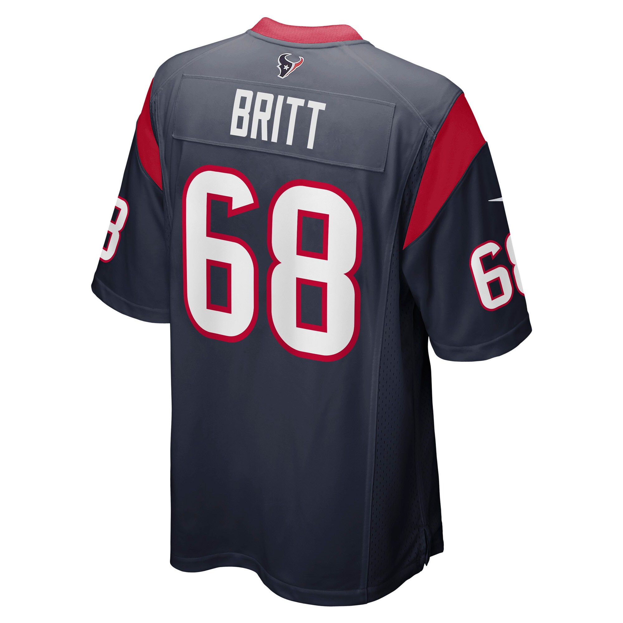 Justin Britt Houston Texans  Game Jersey - Navy