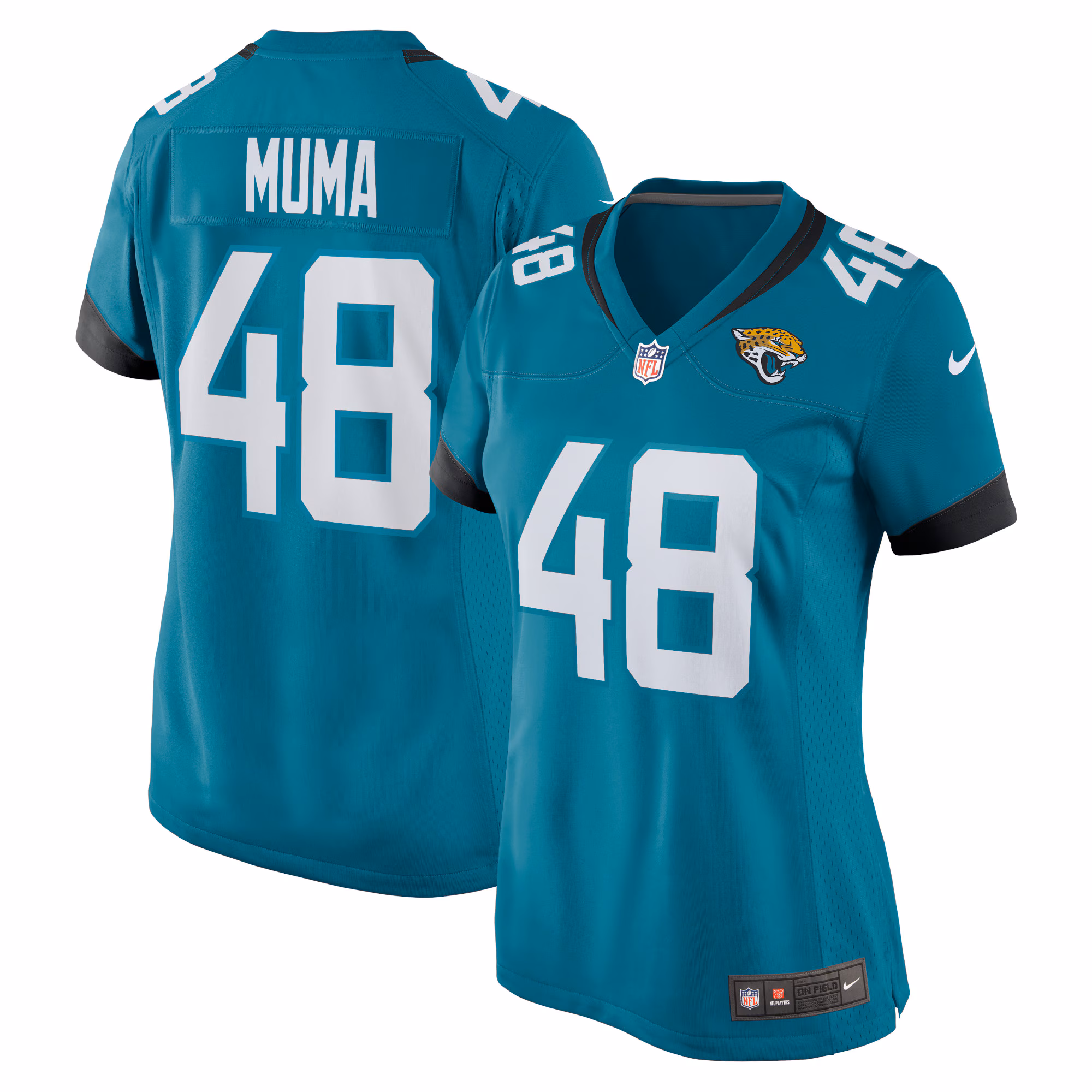 Chad Muma Jacksonville Jaguars Women's Game Jersey - Teal